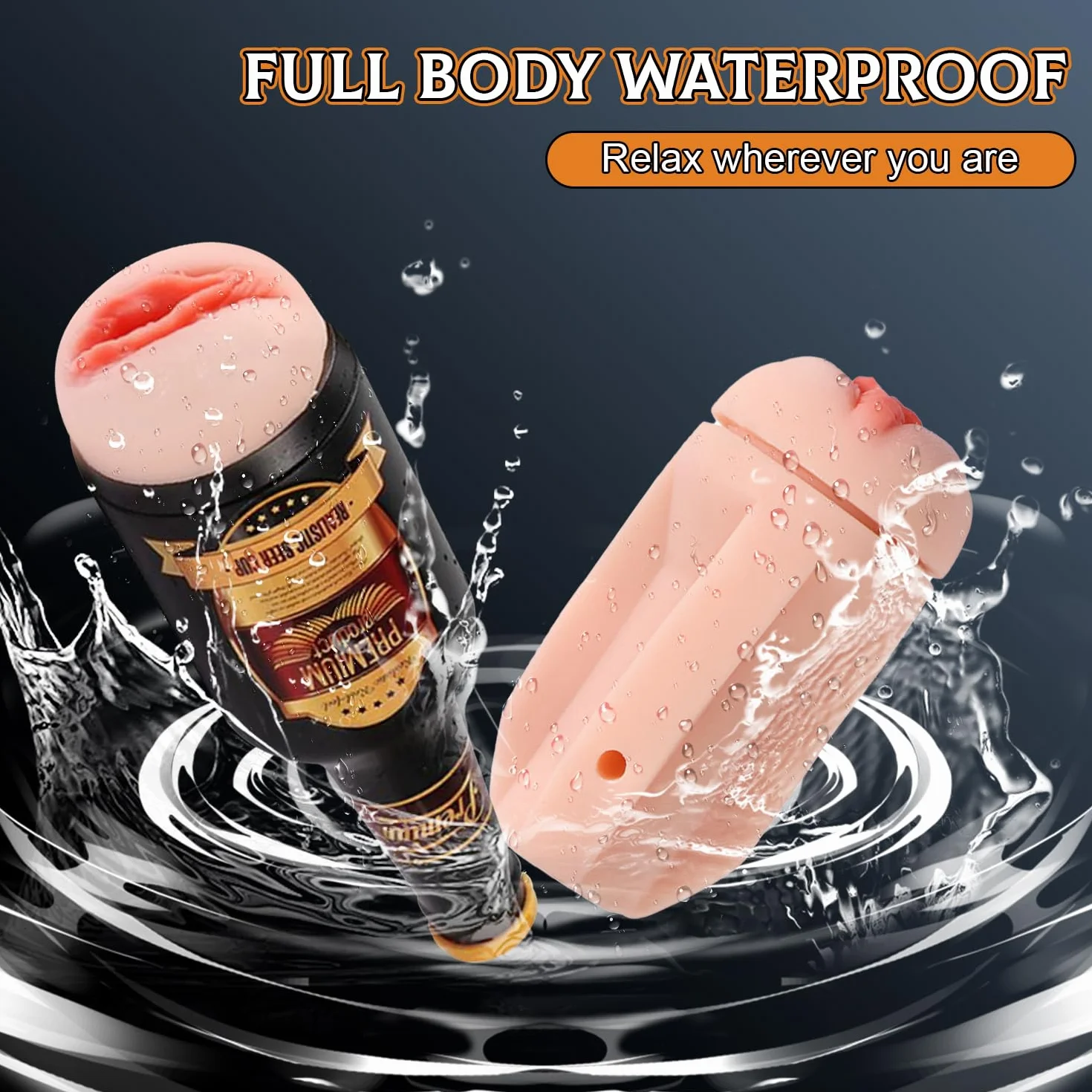 P9- Prodotti Rilassanti per Uomo con Bottiglie di Birra Squisiti e Interessanti Ṽagiṉe in Silicone ṝeale Ḿâsṯurbṯöre uṑmo Mầsturbatǒte T𝚘ils D𝚘nna Masturầzi𝚘ne Rêalistic𝚘 Uòmo Püssycầt T𝚘ys