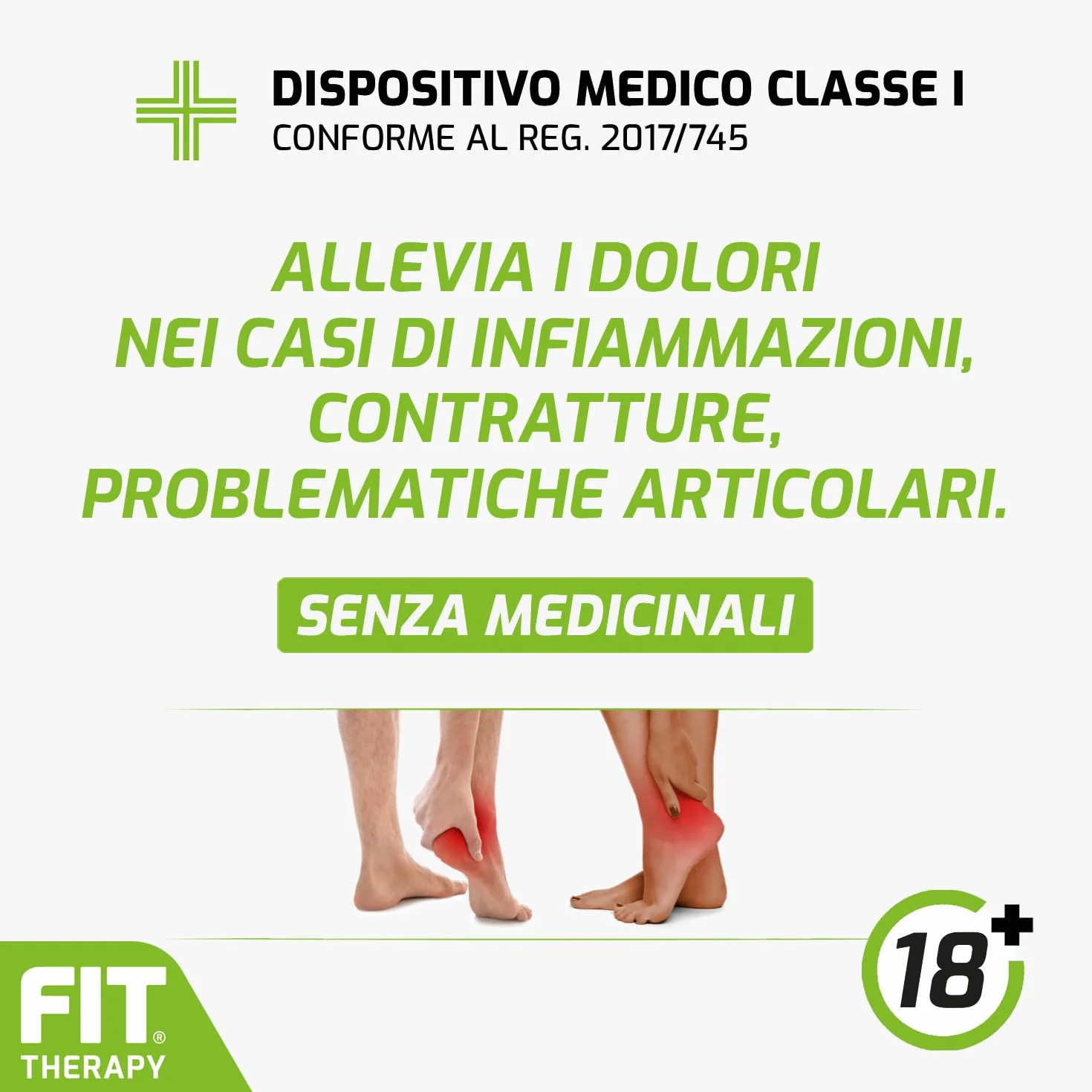 Cerotti Antidolorifici Antinfiammatori Caviglia Impermeabile Senza Farmaci Dura 5 Giorni (2 cerotti)