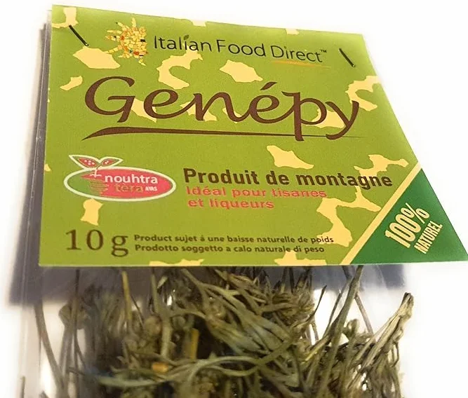 Piantine di genepy 2 confezioni da 10g con ricetta liquore Valle d'Aosta