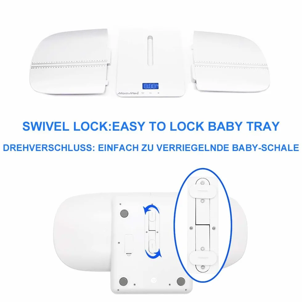 Bilancia digitale per bambini 50 g - 100 kg con inserto rimovibile