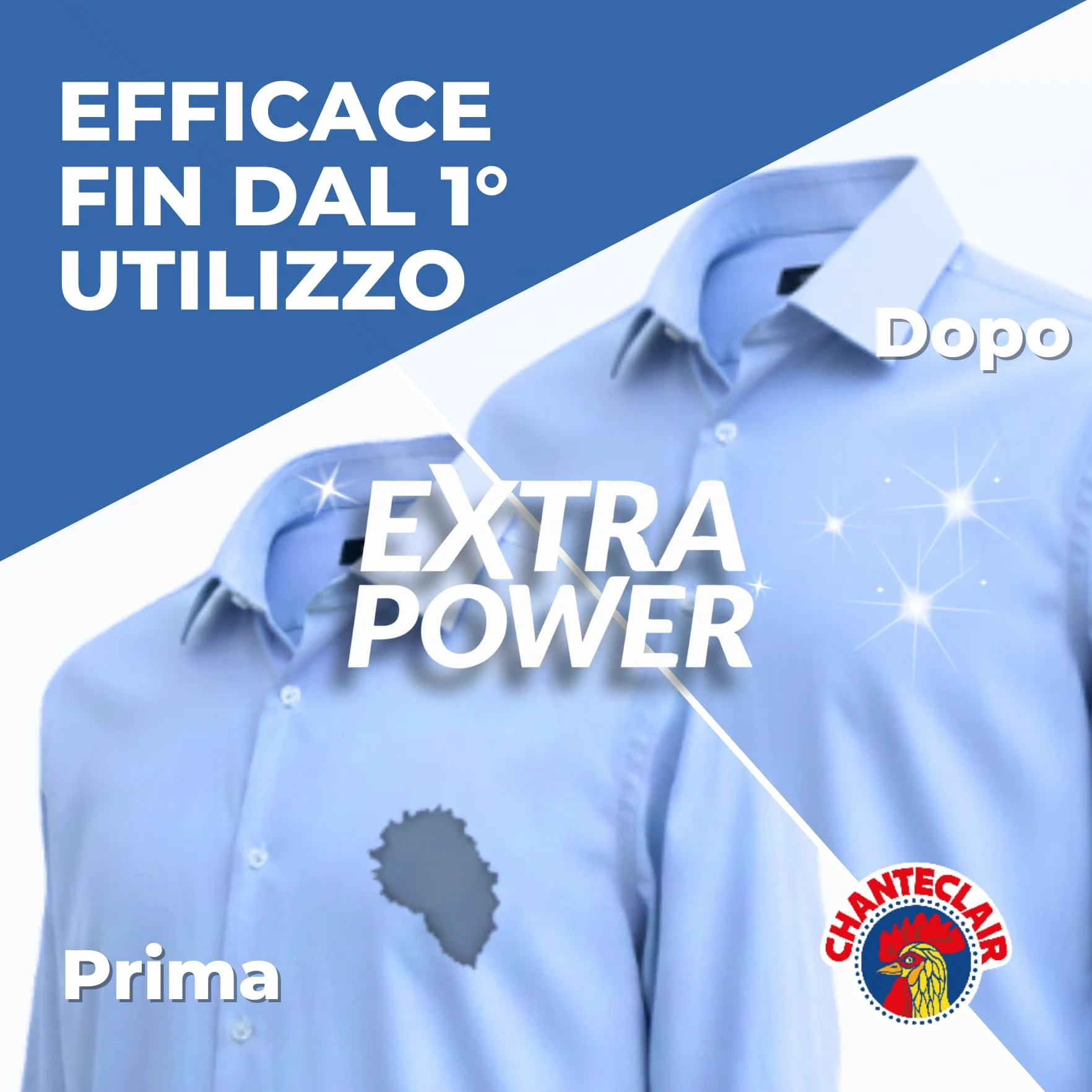 Chanteclair Millemacchie Extra Power, Smacchiatore Contro le Macchie più Frequenti, 500ml