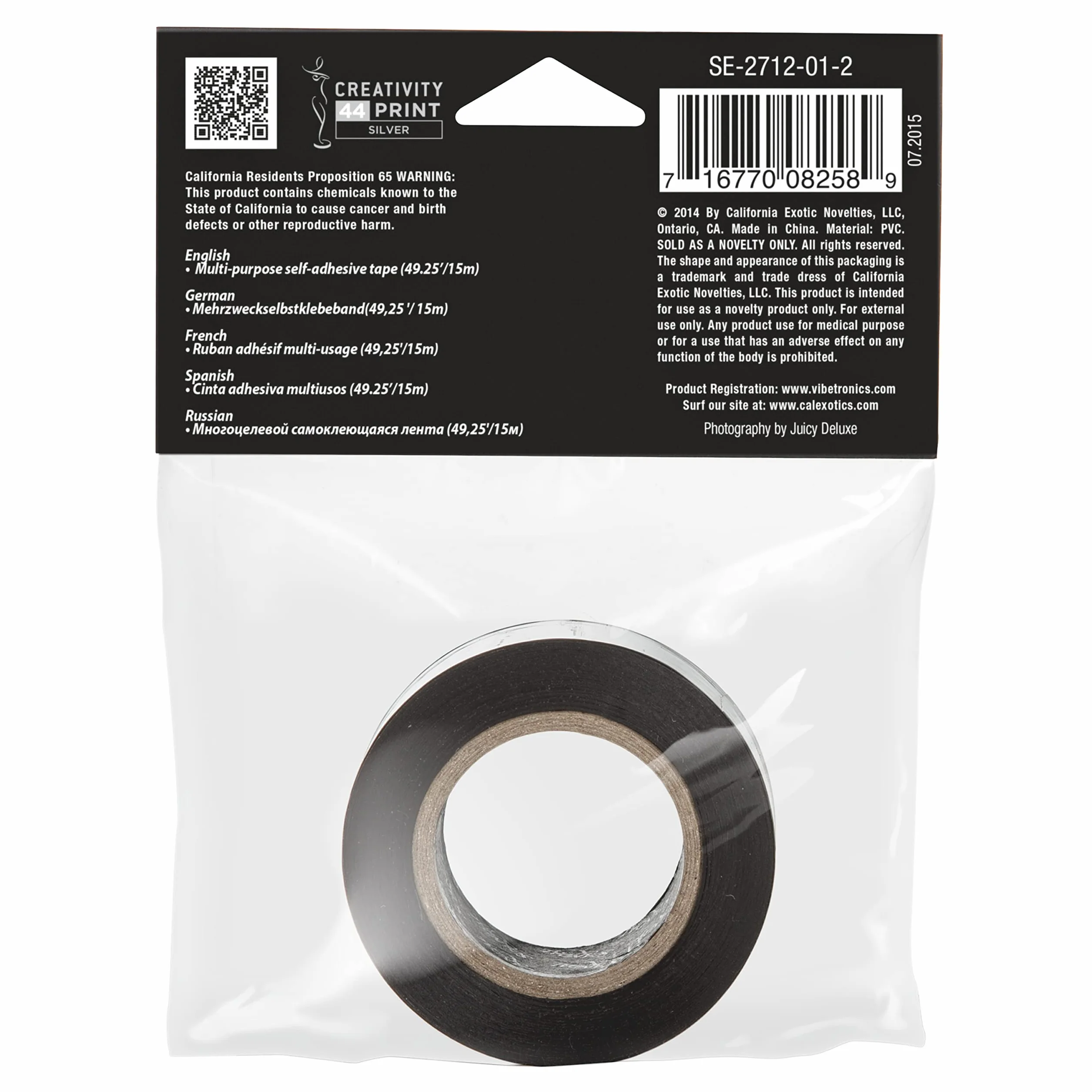 CalExotics SCANDAL LOVERS TAPE BLACK