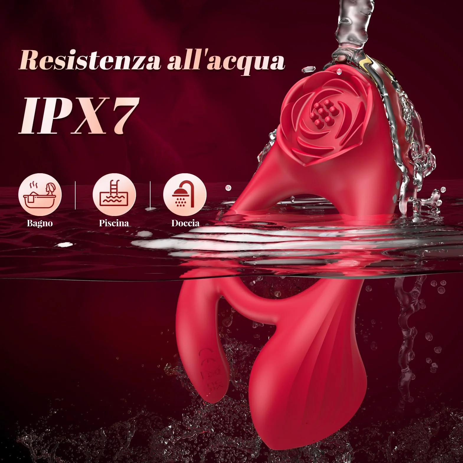 Sexytoysys Coppia Anello Vibrante per Lei e Lui - 3 Motore 7 Modalità Sex Toys Uomo e Donna Stimolatore per Clitoride Toys Sessuali per Coppie Anello per Pene da Uomo Cockring Stimolatore Pene Sex Toy
