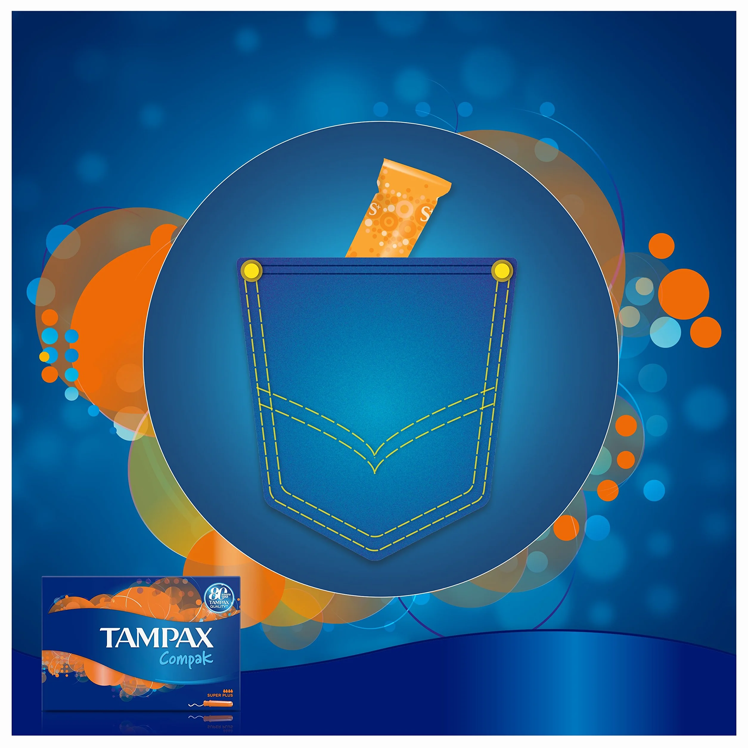 Tampax Compak Super Plus Applicatore Tamponi 18 sztuk