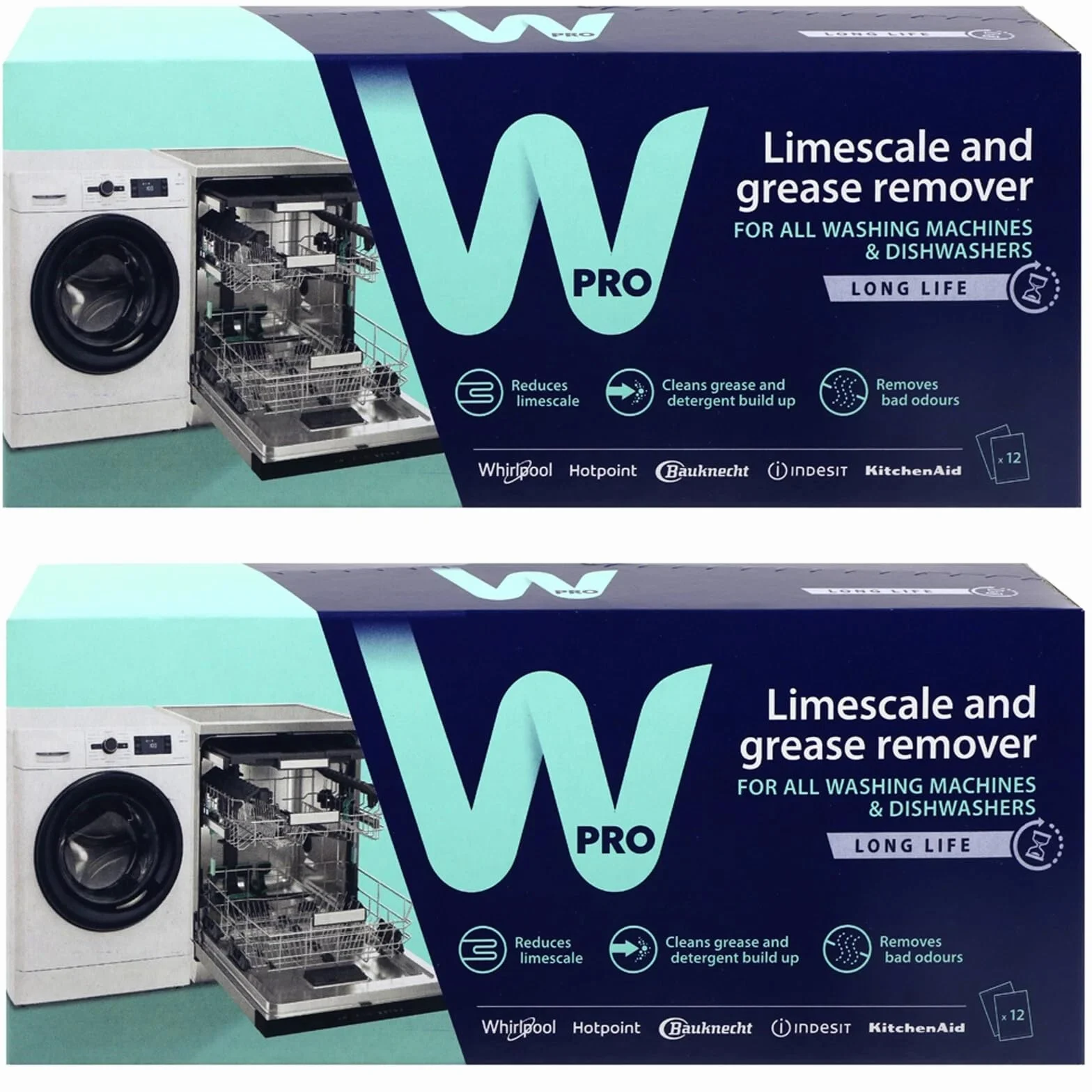 Easyricambi Decalcificante & Sgrassante Bustine 24 pezzi Anticalcare Elettrodomestici Lavatrici Lavastoviglie