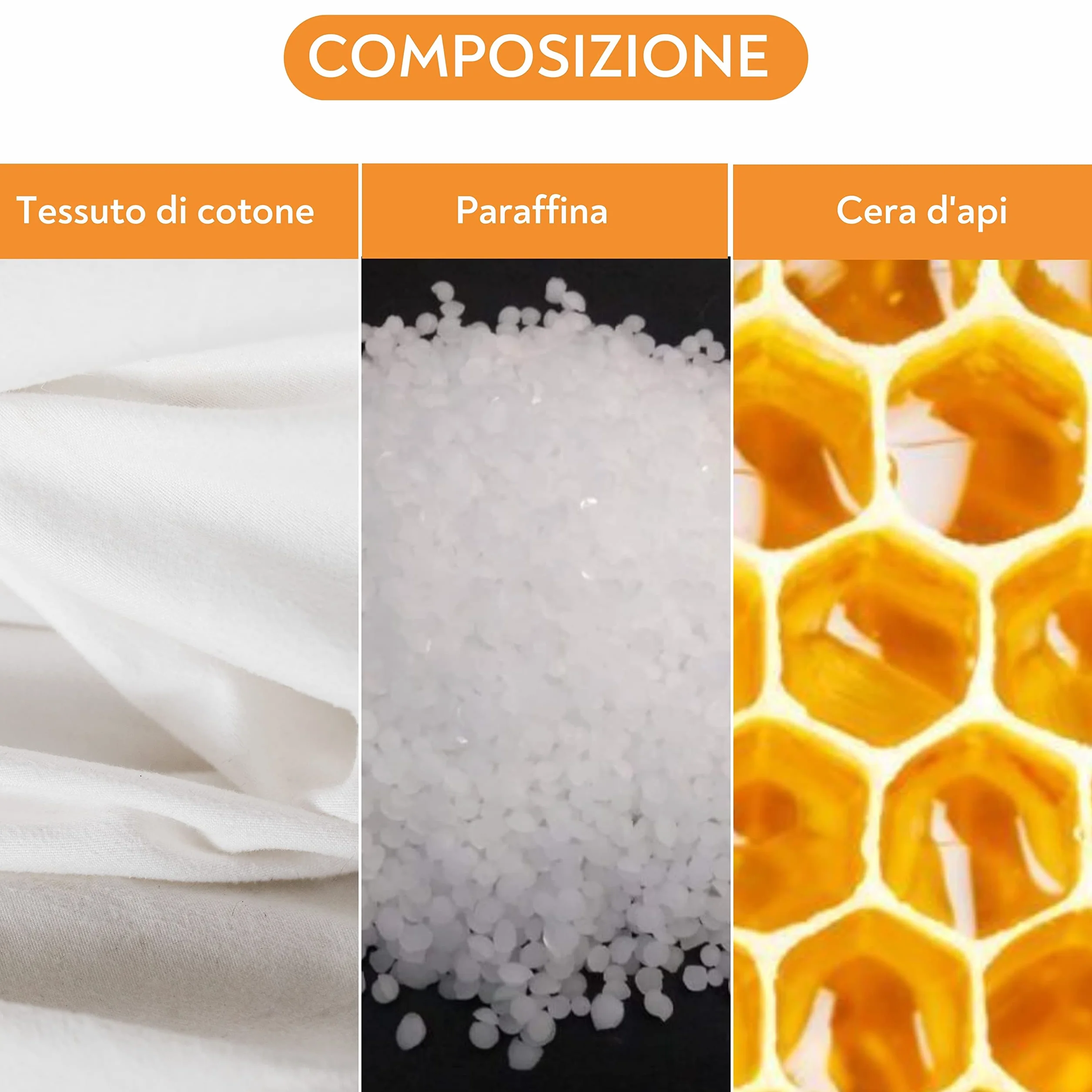 DROPFEEL - Coni Auricolari per Rimozione Cerume con Cera d'Api, Rimozione Tappi con Metodo Venturi, Pulizia Auricolare Naturale con Sistema Frangifiamma, Monouso e Made in Italy, Confezione da 2 Pezzi