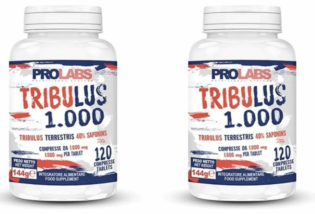 Tribulus Terrestris 1000 mg 240 compresse aumento forza e potenza
