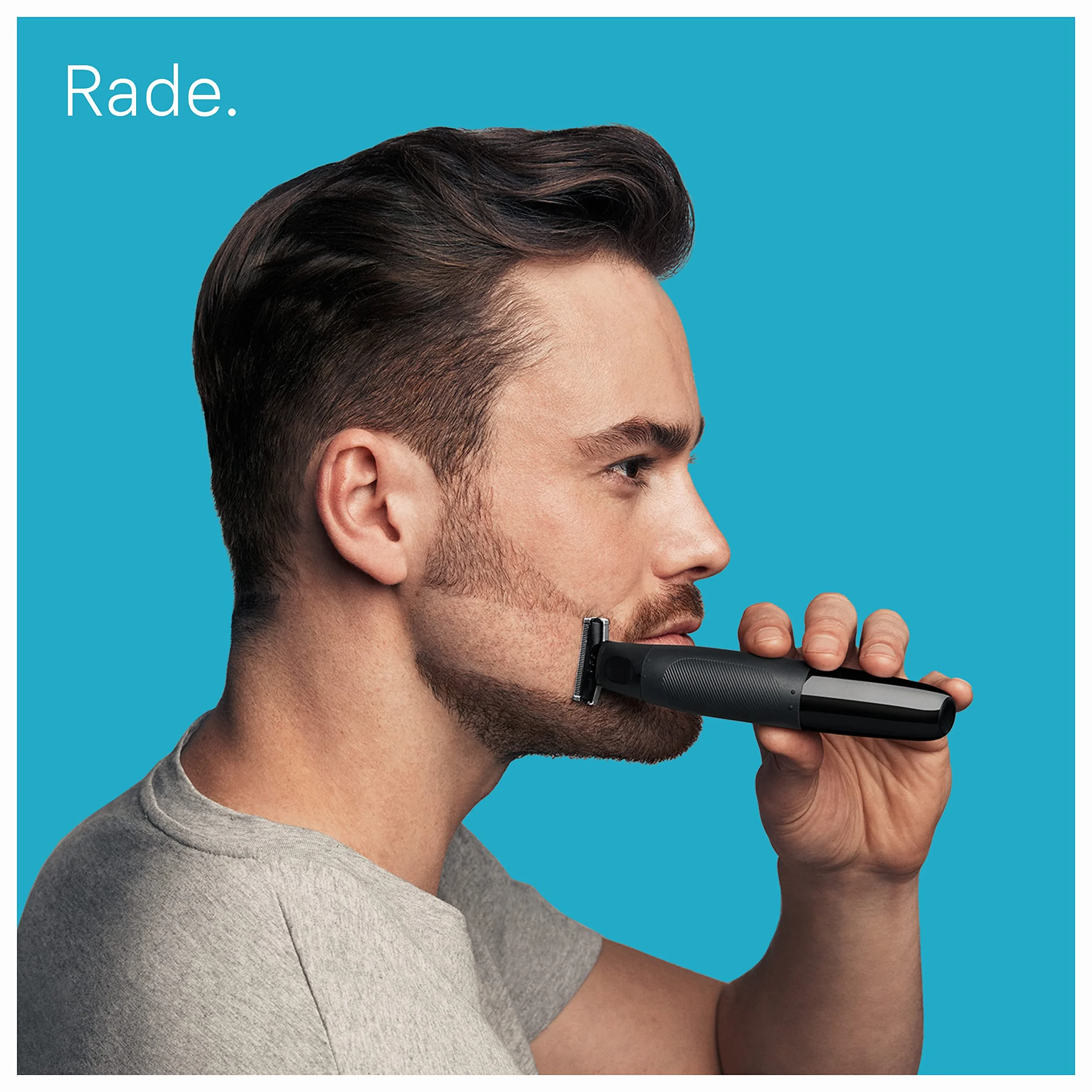 Braun XT3200 Series X Rasoio Elettrico Barba e Capelli, Testina Flessibile 4D, 45 Minuti Senza Fili