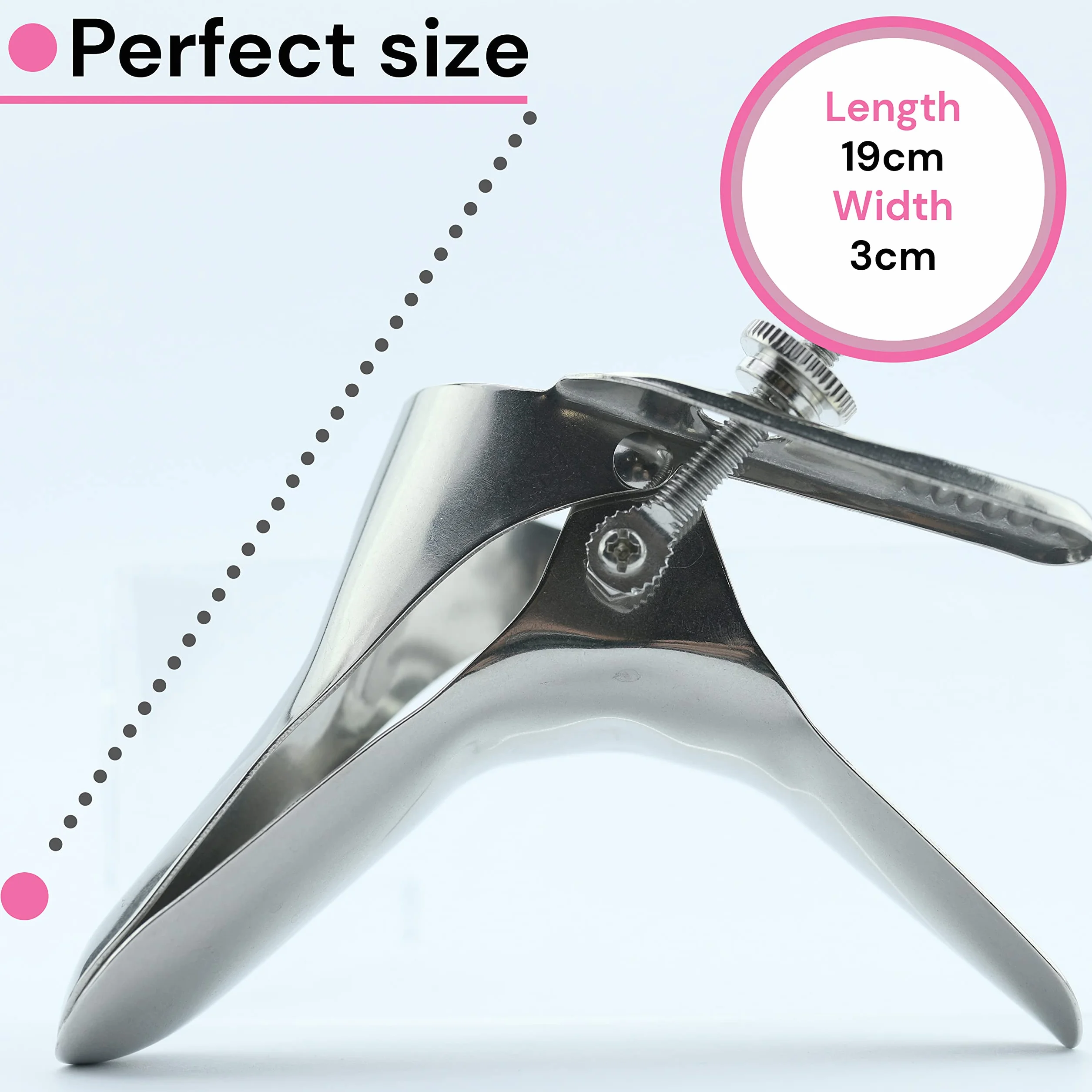 Dilatatore vaginale in metallo speculo per donne dilatatore vaginale ⌀ 11 cm speculum vaginale dilatatore ginecologico tunnel anale dilatatore delle labbra per donne grande dilatatore anale FOPS I09-1