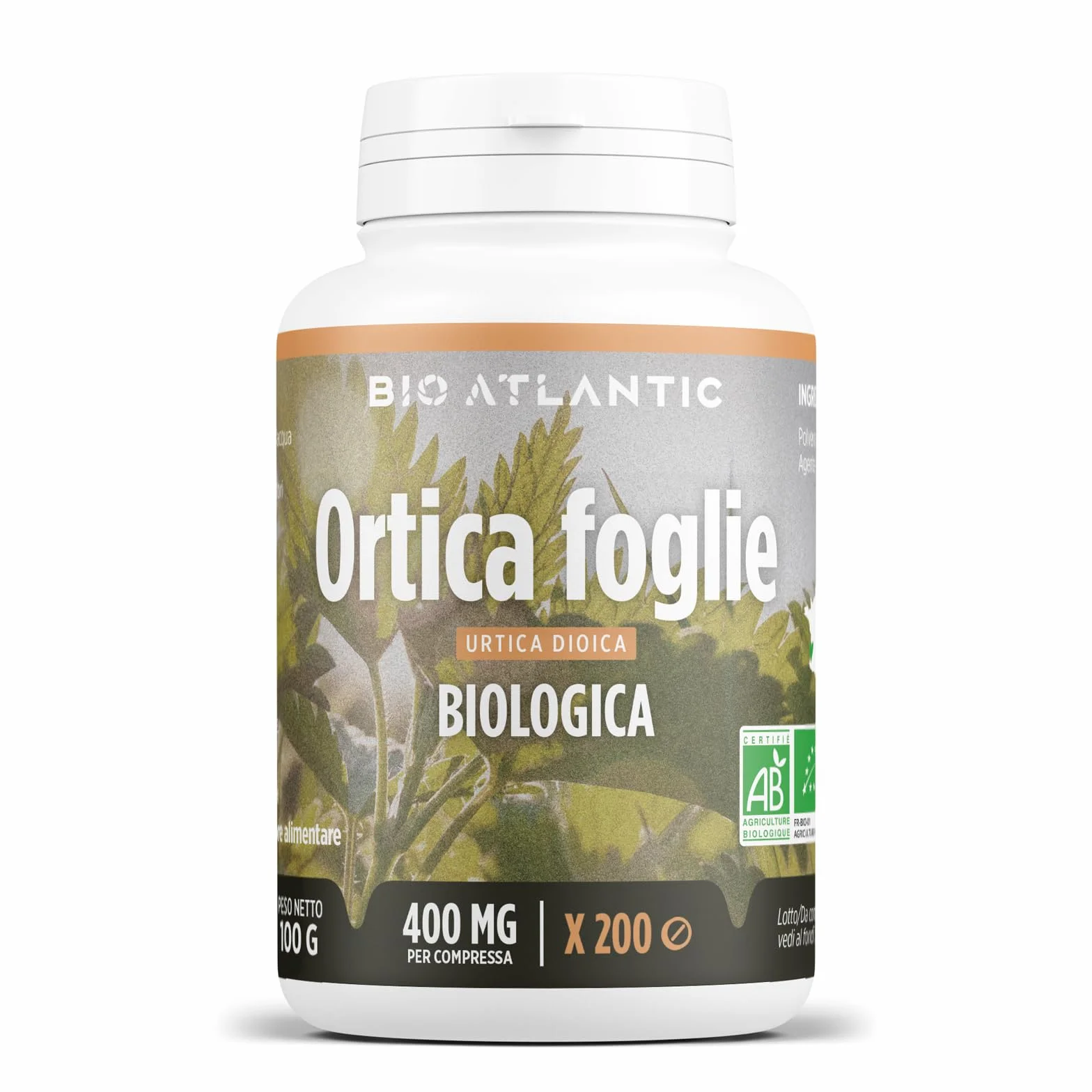 Ortica Foglie Bio 400mg 200 compresse