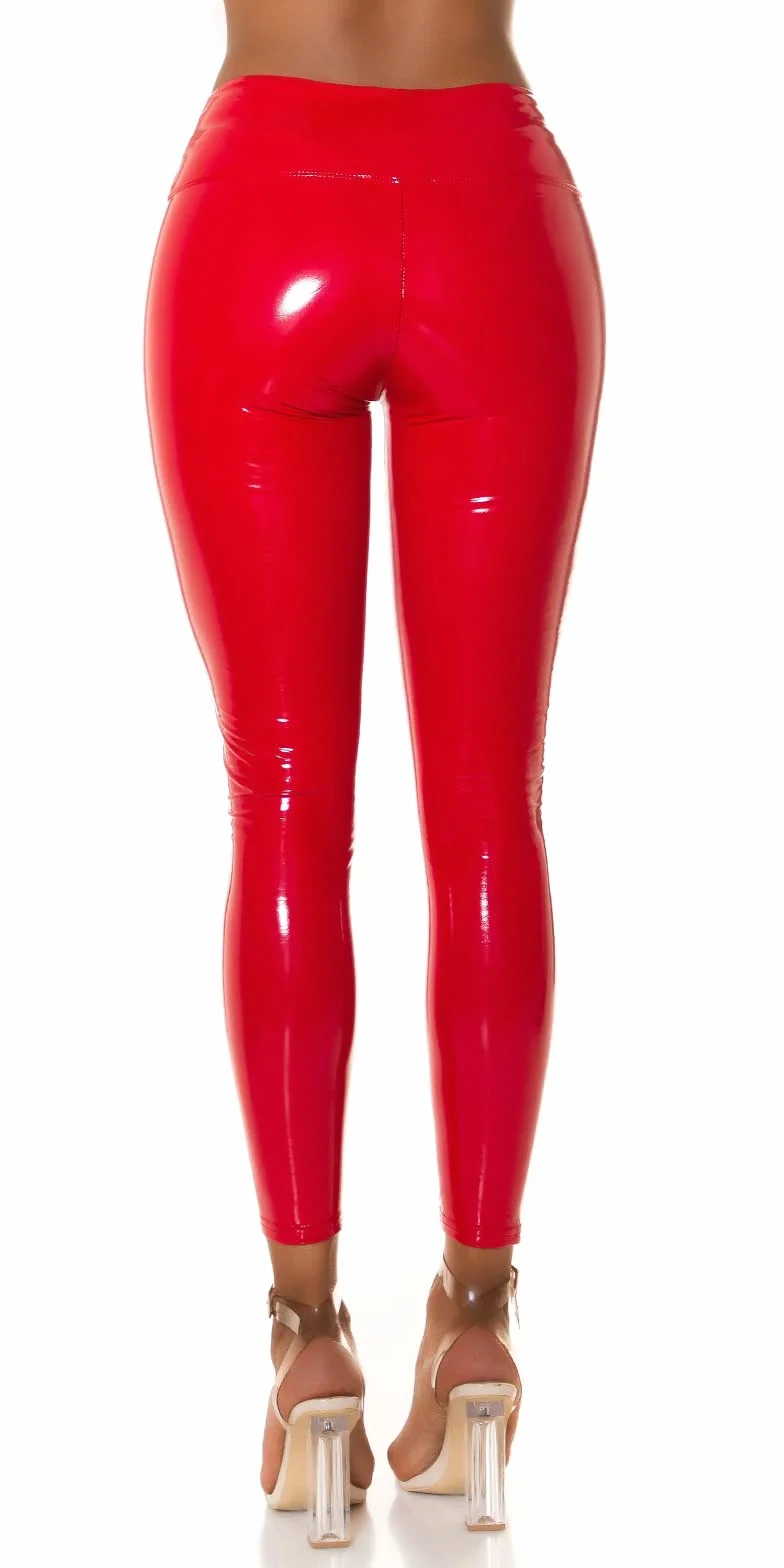 Koucla Leggings effetto lattice lucido