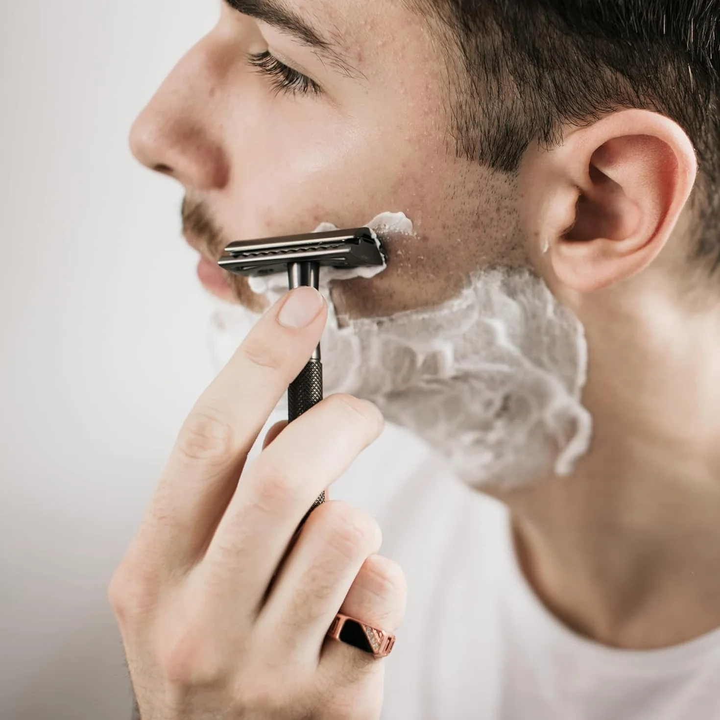 Bambaw - Lamette da Barba per Rasoio di Sicurezza, Lamette a Doppio Filo in Acciaio Inossidabile (60 Blades)