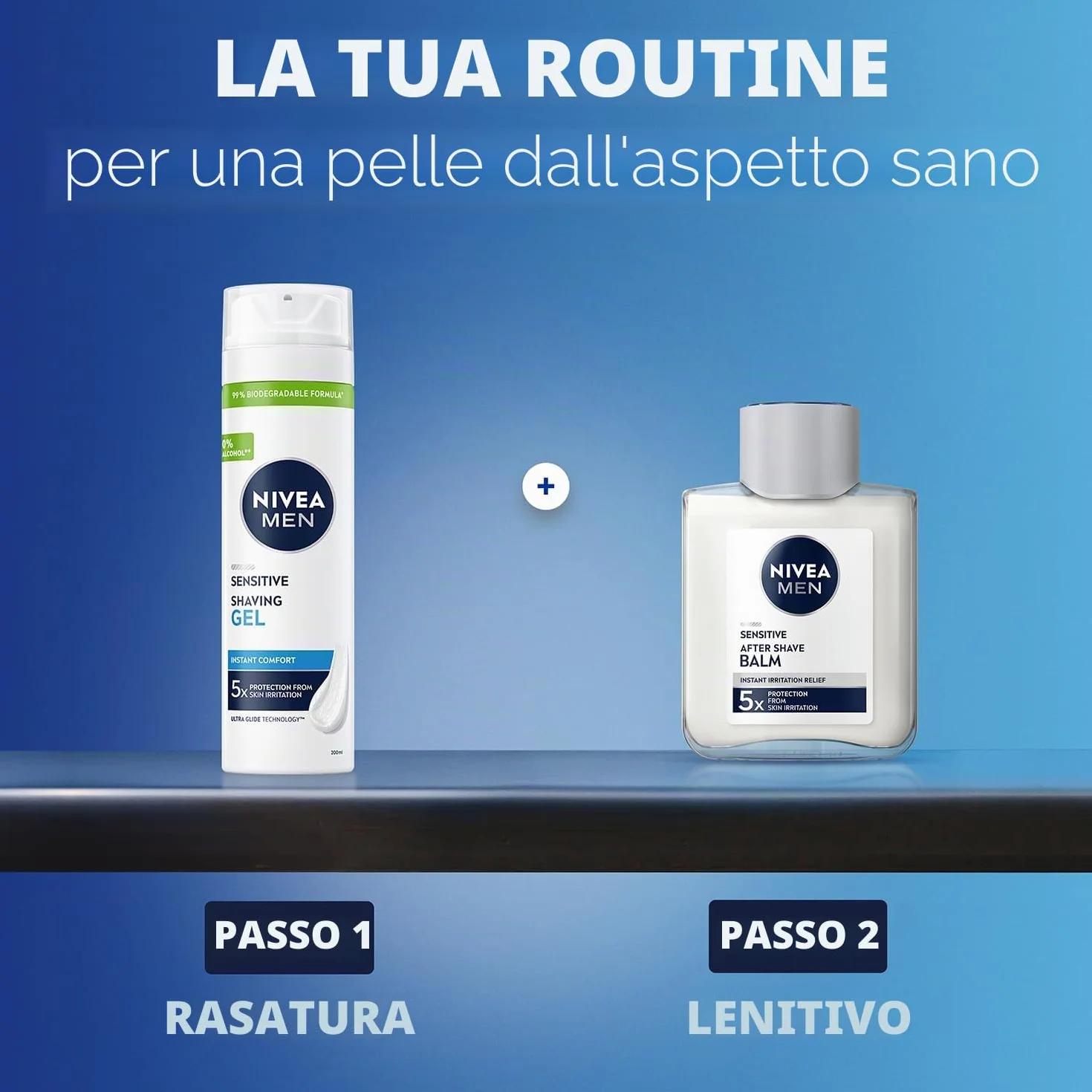 NIVEA MEN Sensitive Gel da barba lenitivo 200 ml