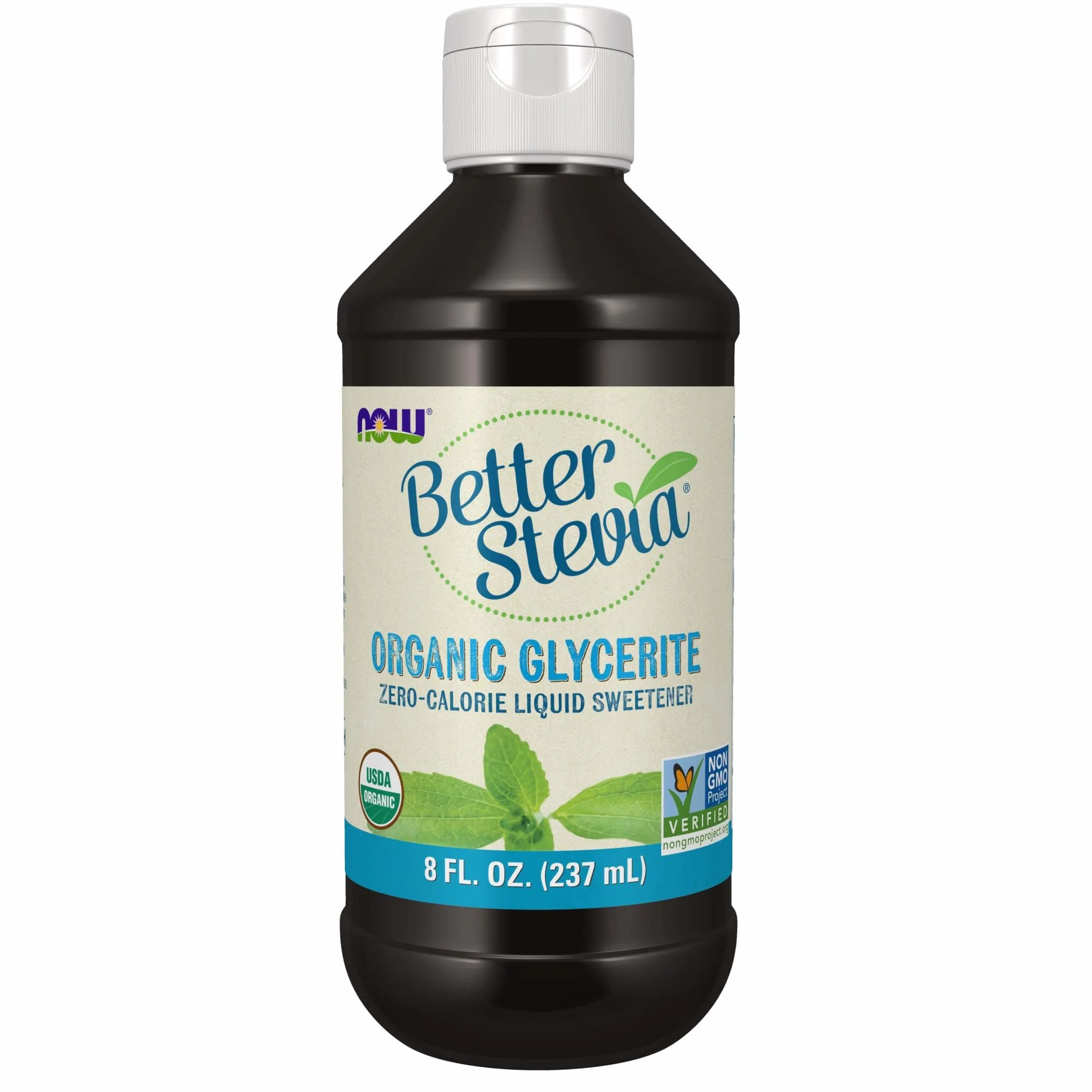 NOW Foods Stevia Glycerite Liquid Extract, 8 oz