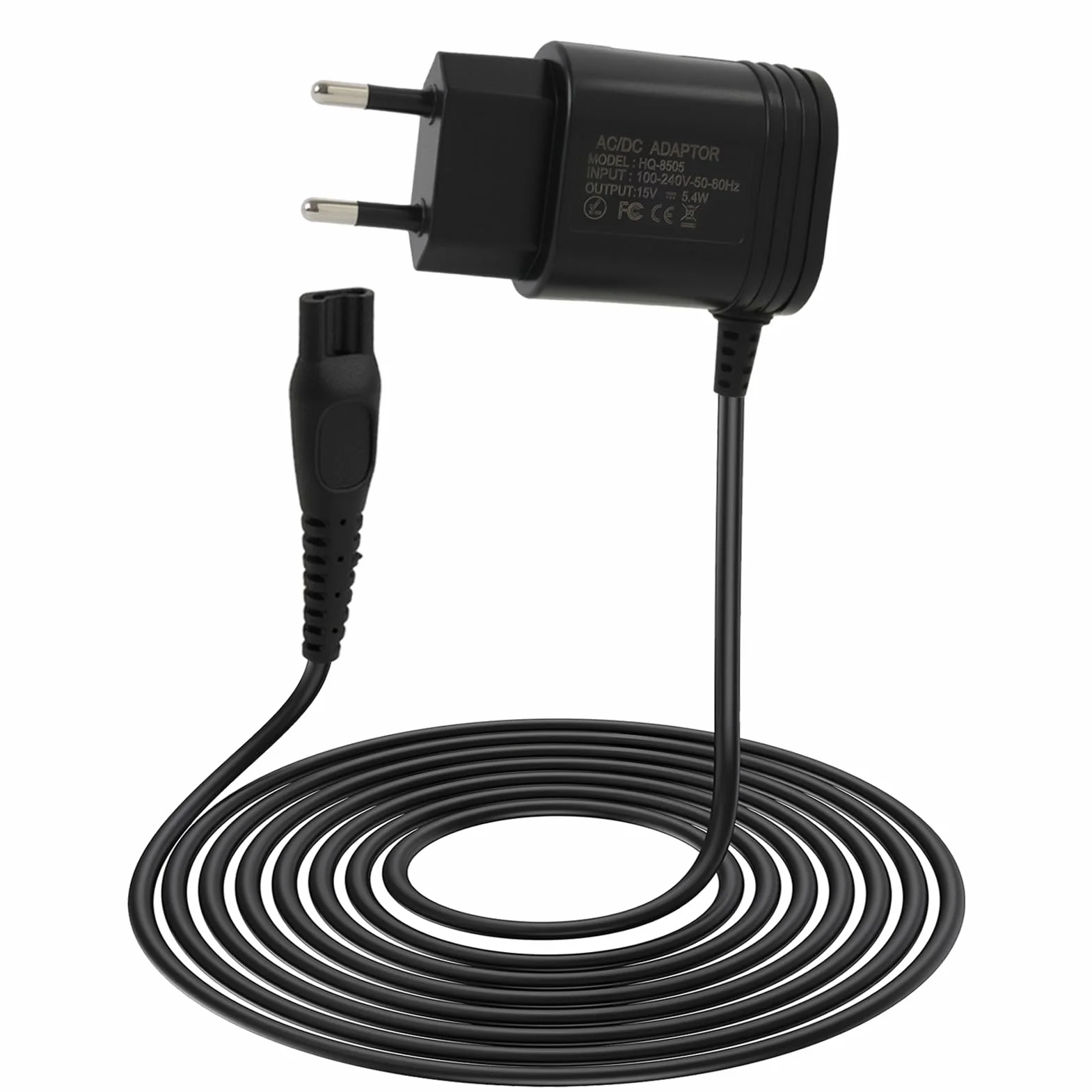 Adattatore per rasoio 15V compatibile Philips Series 3000 5000 7000 9000 QP6510 QP6520 MG7745 MG7730 MG7720