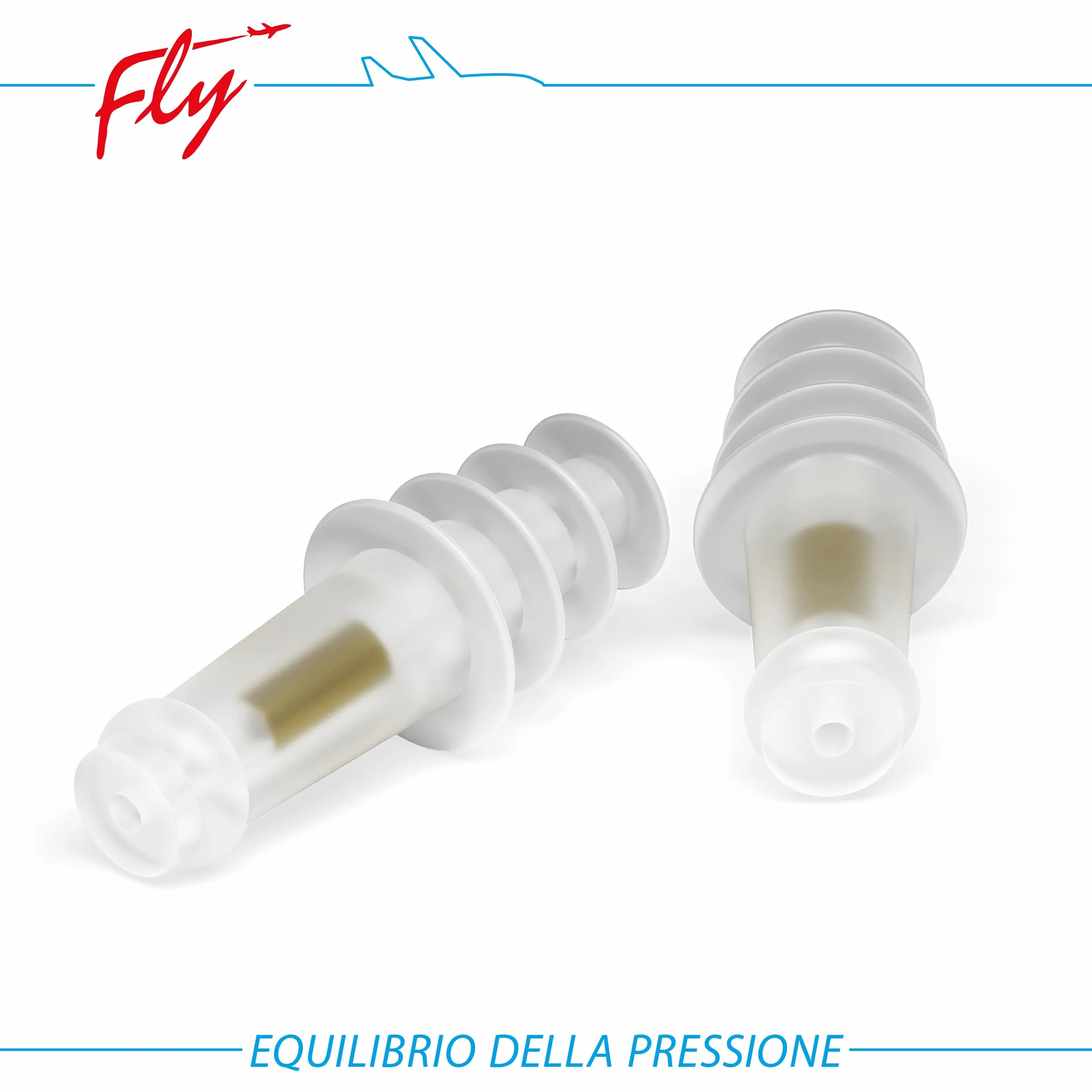 SANOHRA fly tappi per le orecchie contro la pressione in volo riutilizzabili fino a 6 voli