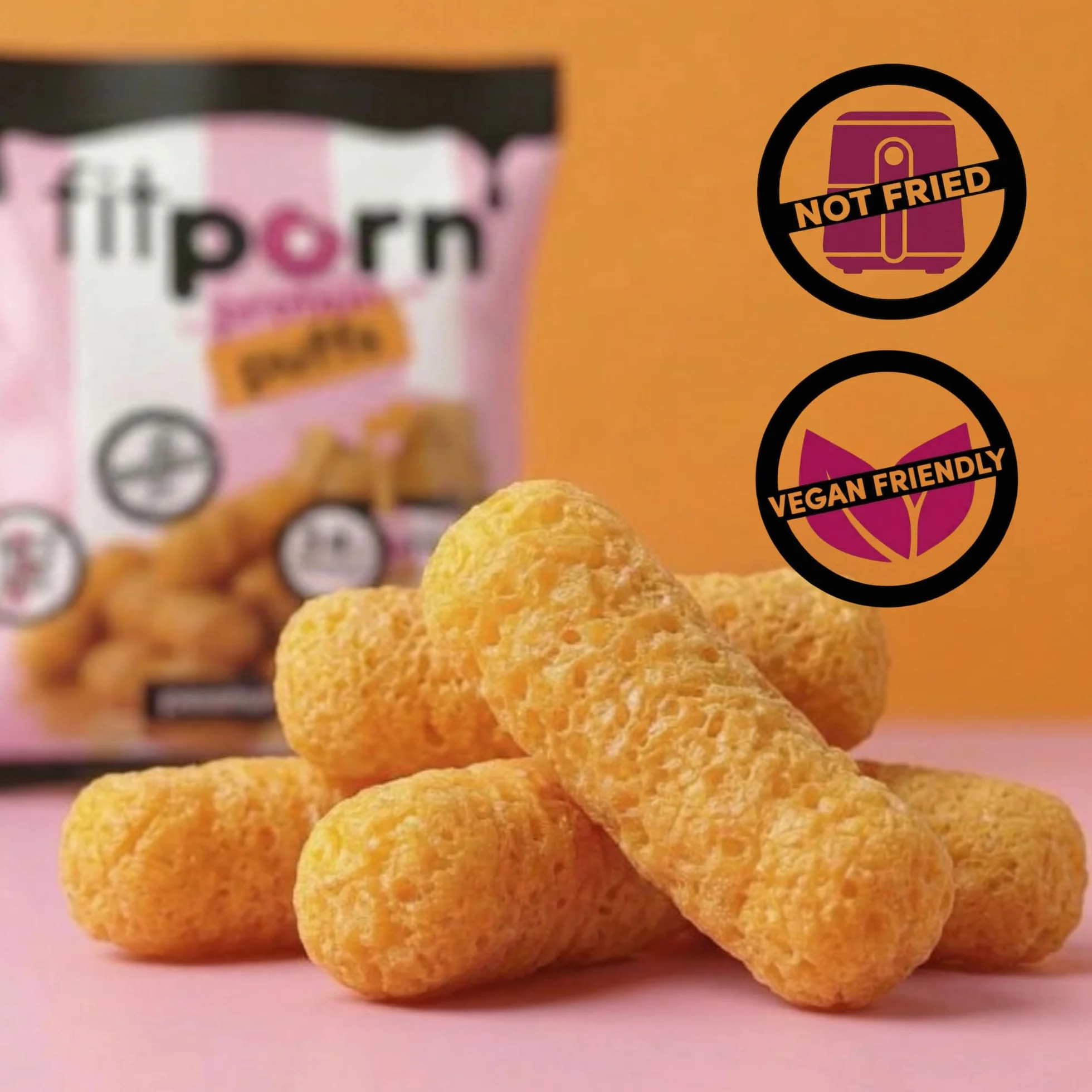 Protein Snack - Golose Patatine Proteiche con 34% di Proteine, Patatine Senza Glutine, Senza Zuccheri Aggiunti e Olio di Palma, Gusto Burro di Arachidi, Ideale per Spuntino Fit, Vegan, 6x50g