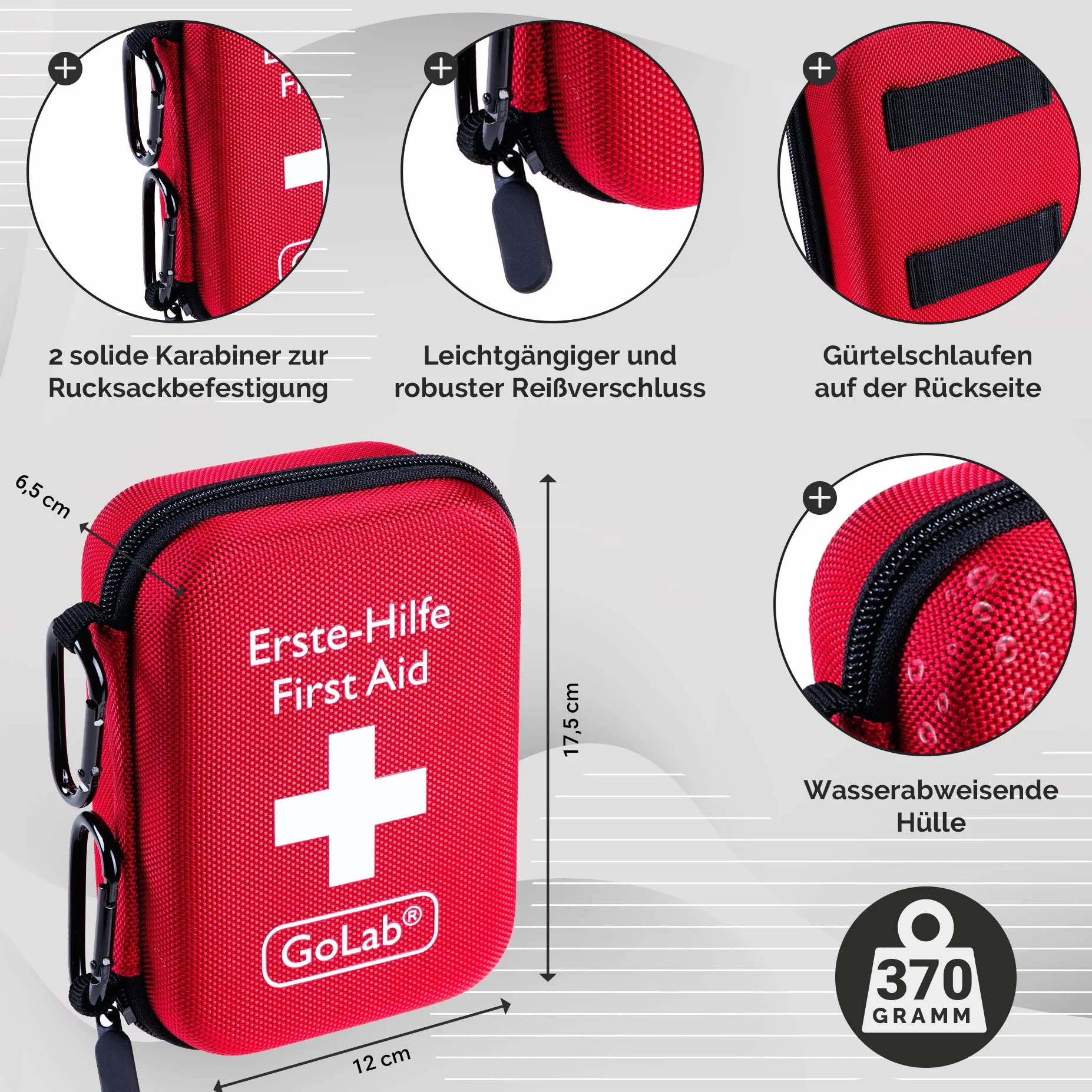 GoLab Kit di pronto soccorso per outdoor sport viaggi