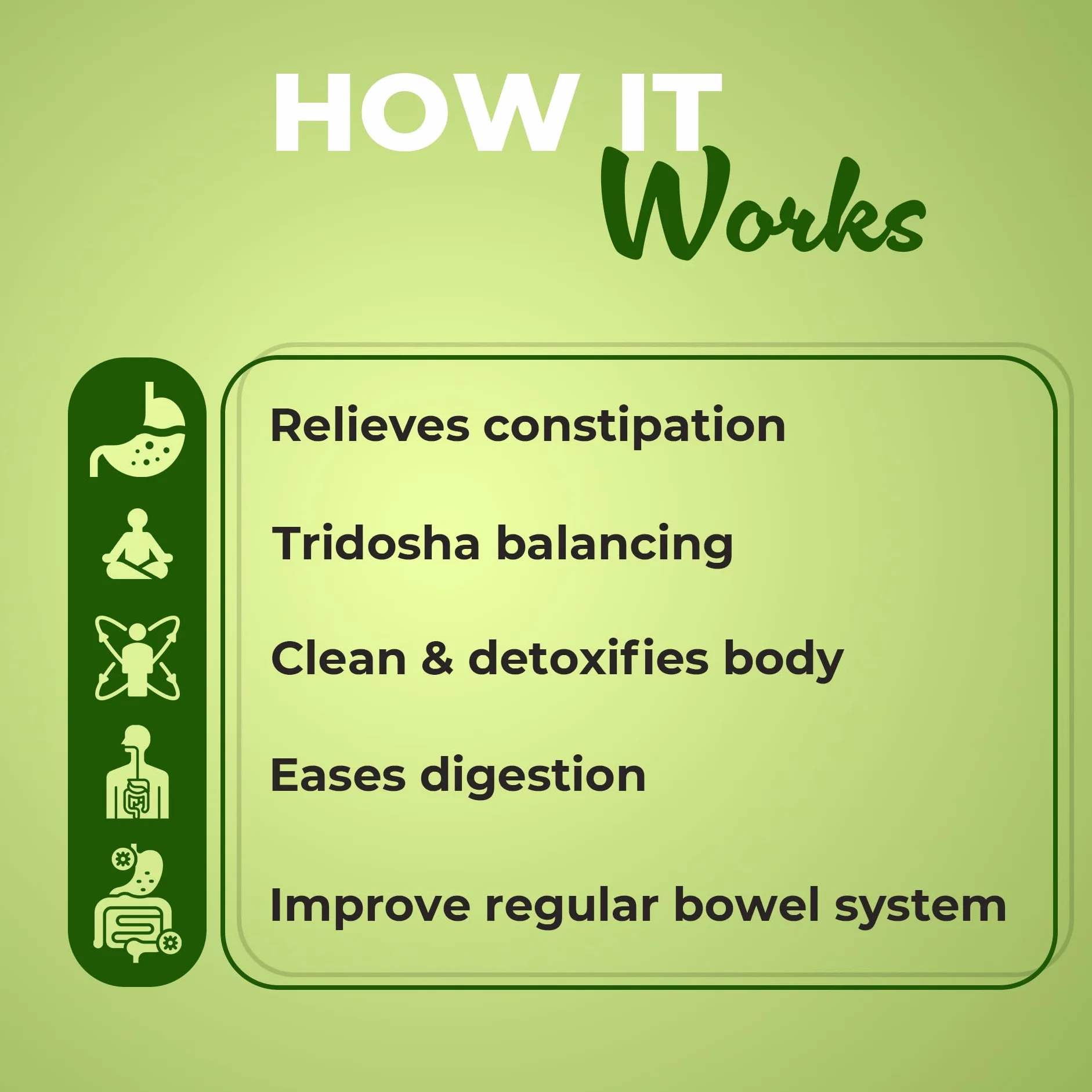 Vaidban Triphala Fine Powder/Churna - Migliora la digestione (120 Gm)
