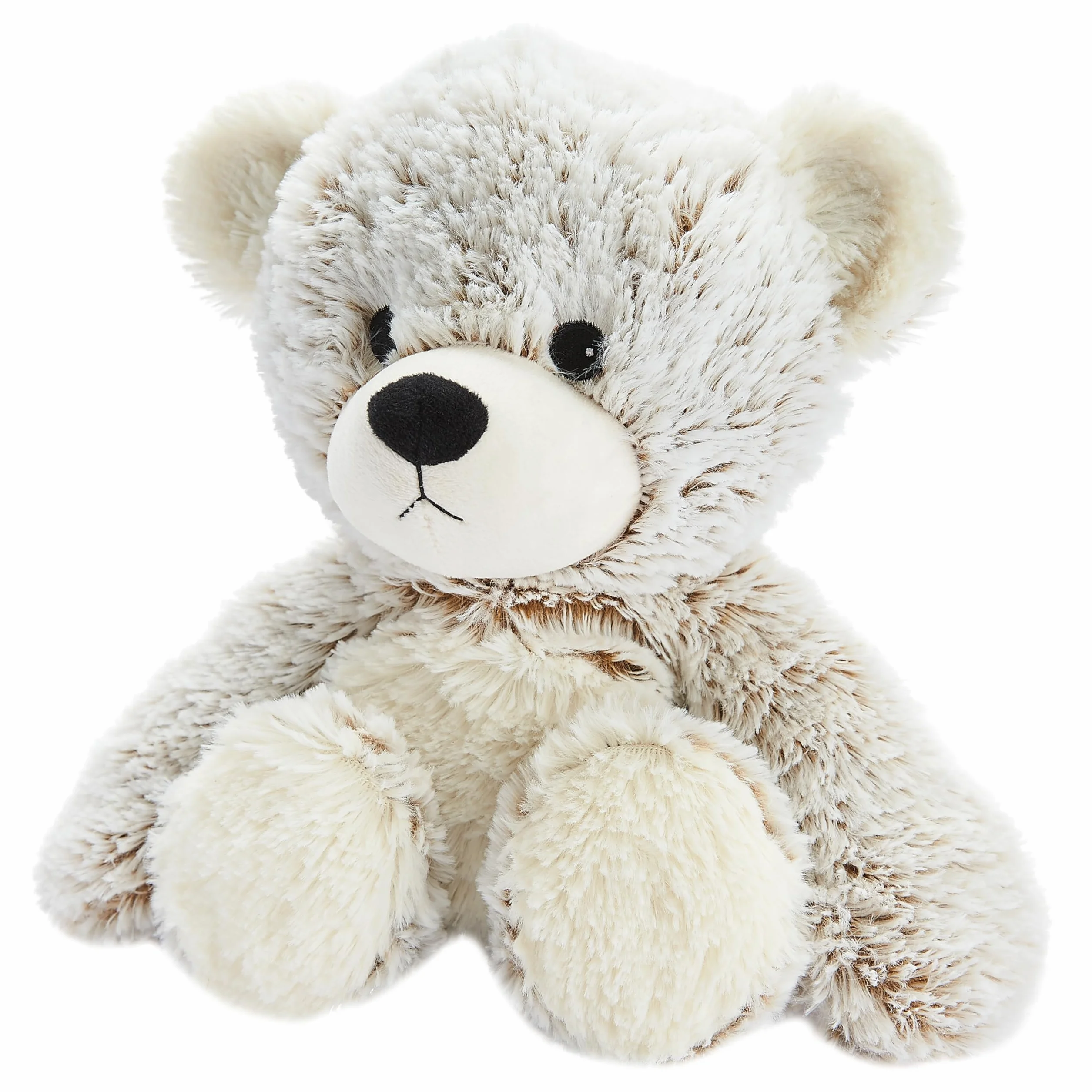 Warmies Peluche Marshmallow Orsetto Beige Pesato Utilizzabile nel Microonde con Profumo di Lavanda Francese, Borsa di Grano Caldo o Freddo per un Fresco Rilassamento e un Caldo Sollievo