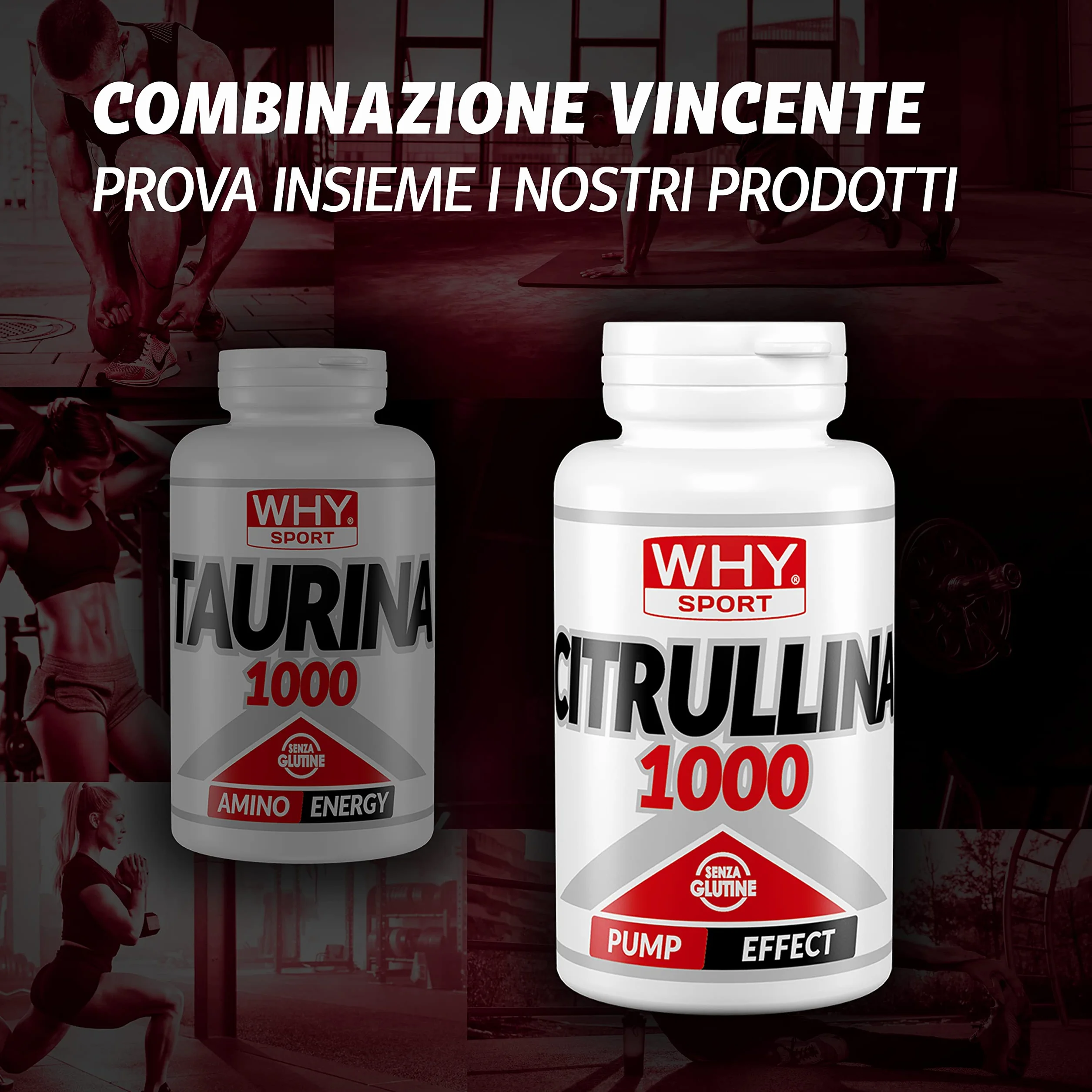 WHY SPORT TAURINA 1000 Integratore Alimentare 90 Compresse