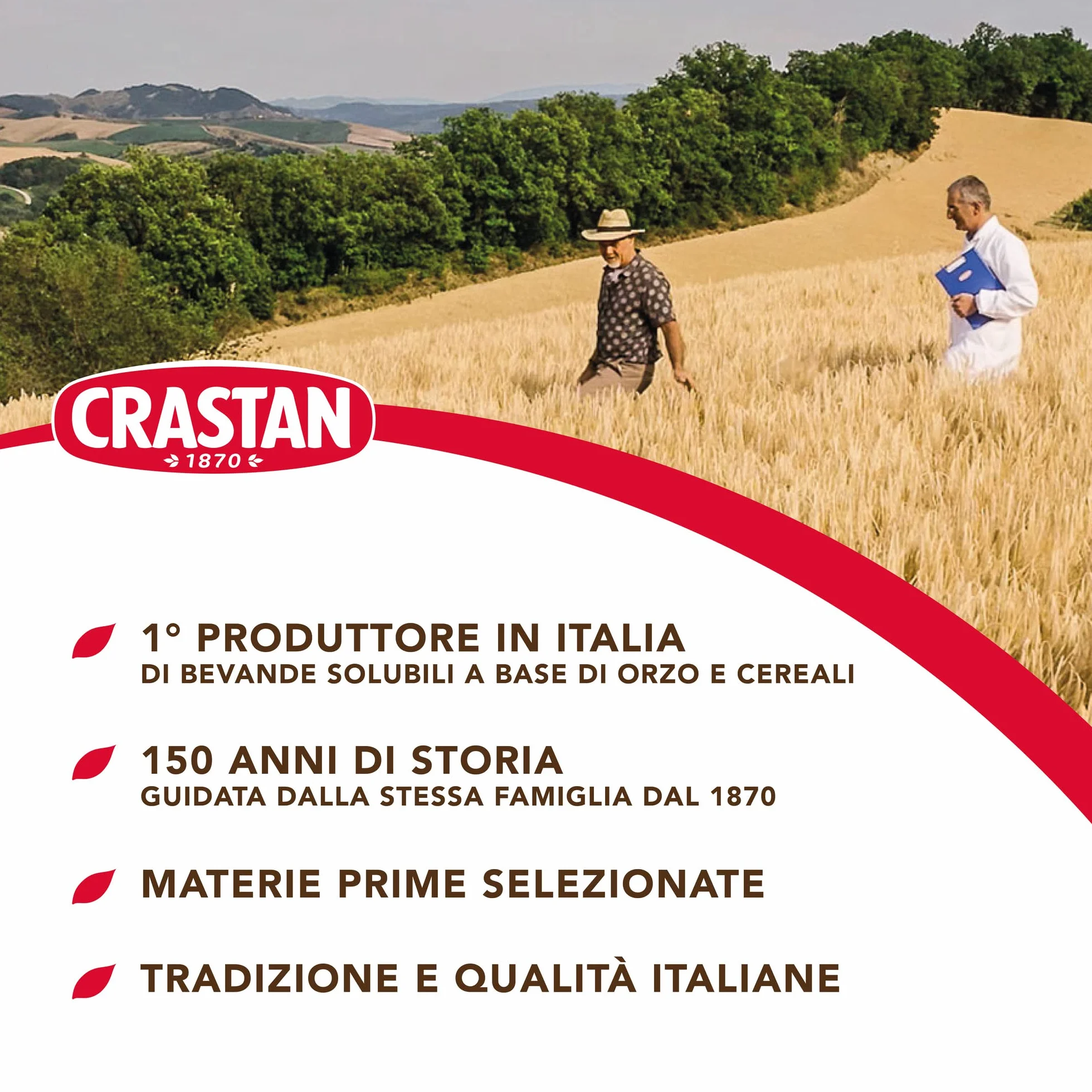 Crastan Ginseng & Caffè Preparato Solubile 50 Tazze 2 Barattoli 200 gr