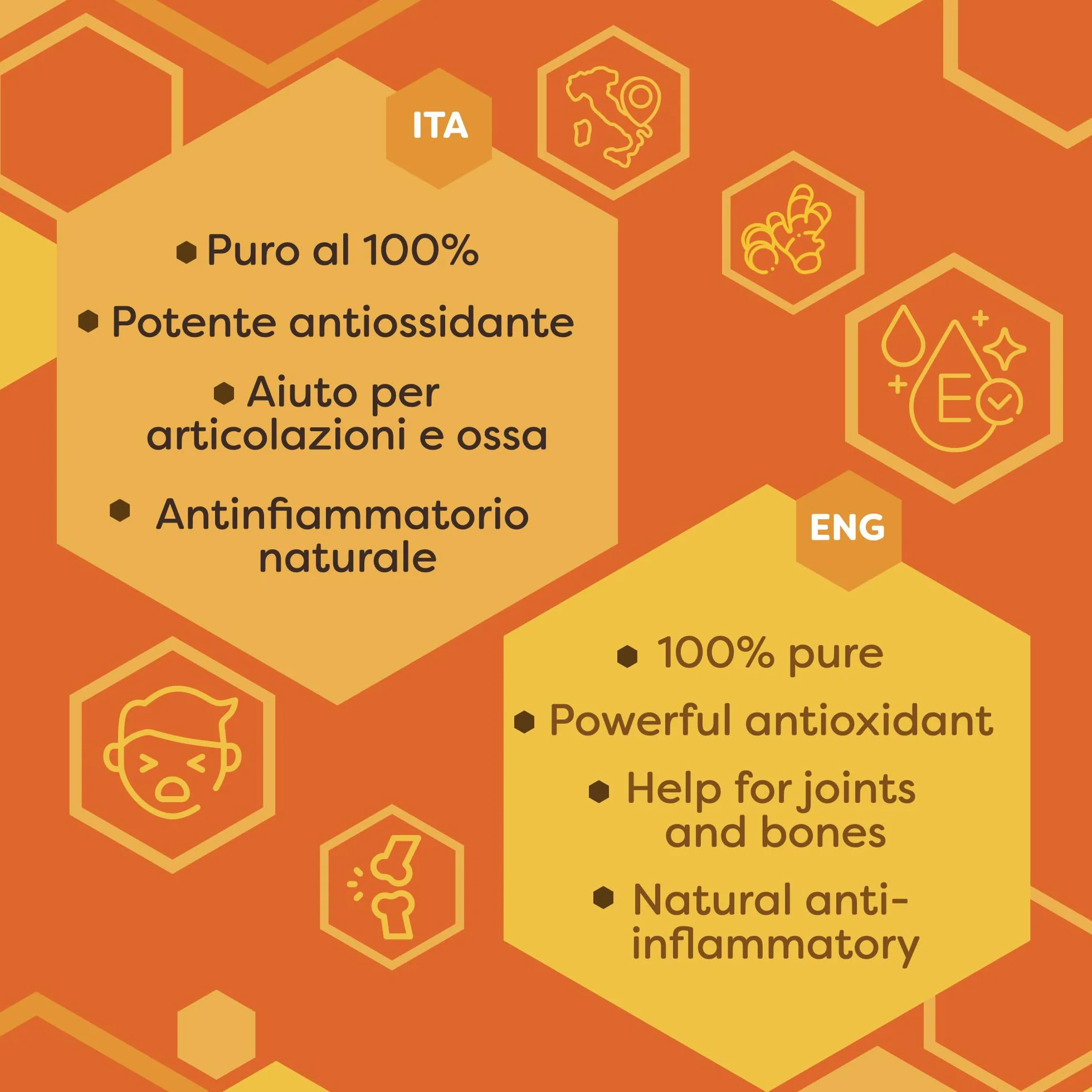 ERBOTECH Curcuma BIO Capsule 100g 140 Capsule Integratore Alimentare Naturale