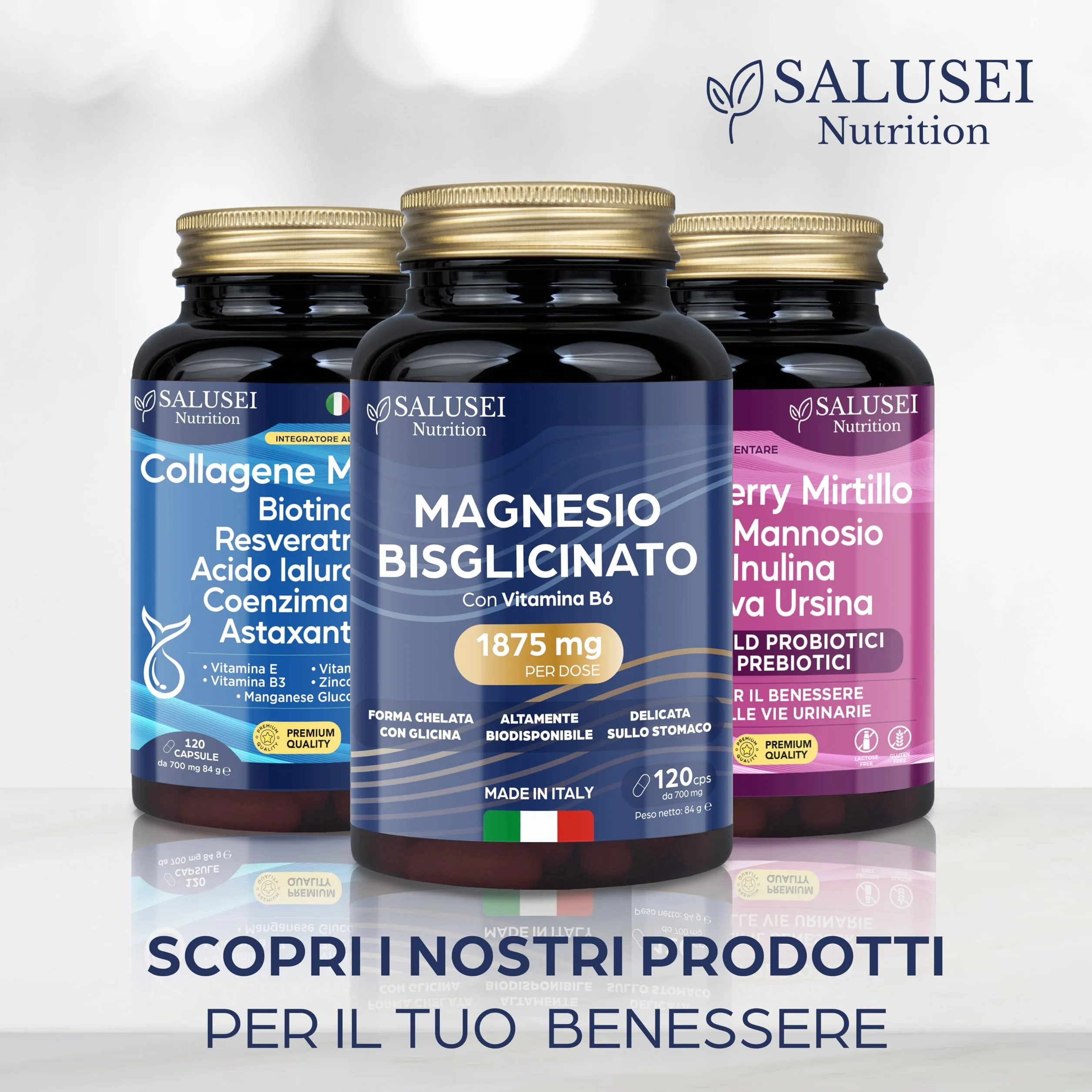 D-Mannosio Capsule Integratore per Cistite con Cranberry, Uva Ursina, Probiotici Donna e Candida Support
