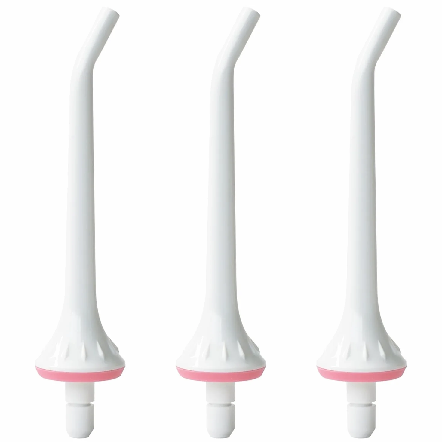Punte di ricambio per idropulsore Oralfree, Nicwell, Nicefeel, Coslis, Insmart, Mospro, Zerhunt Water Flosser, ugello a getto per irrigatore orale, bianco, confezione da 3