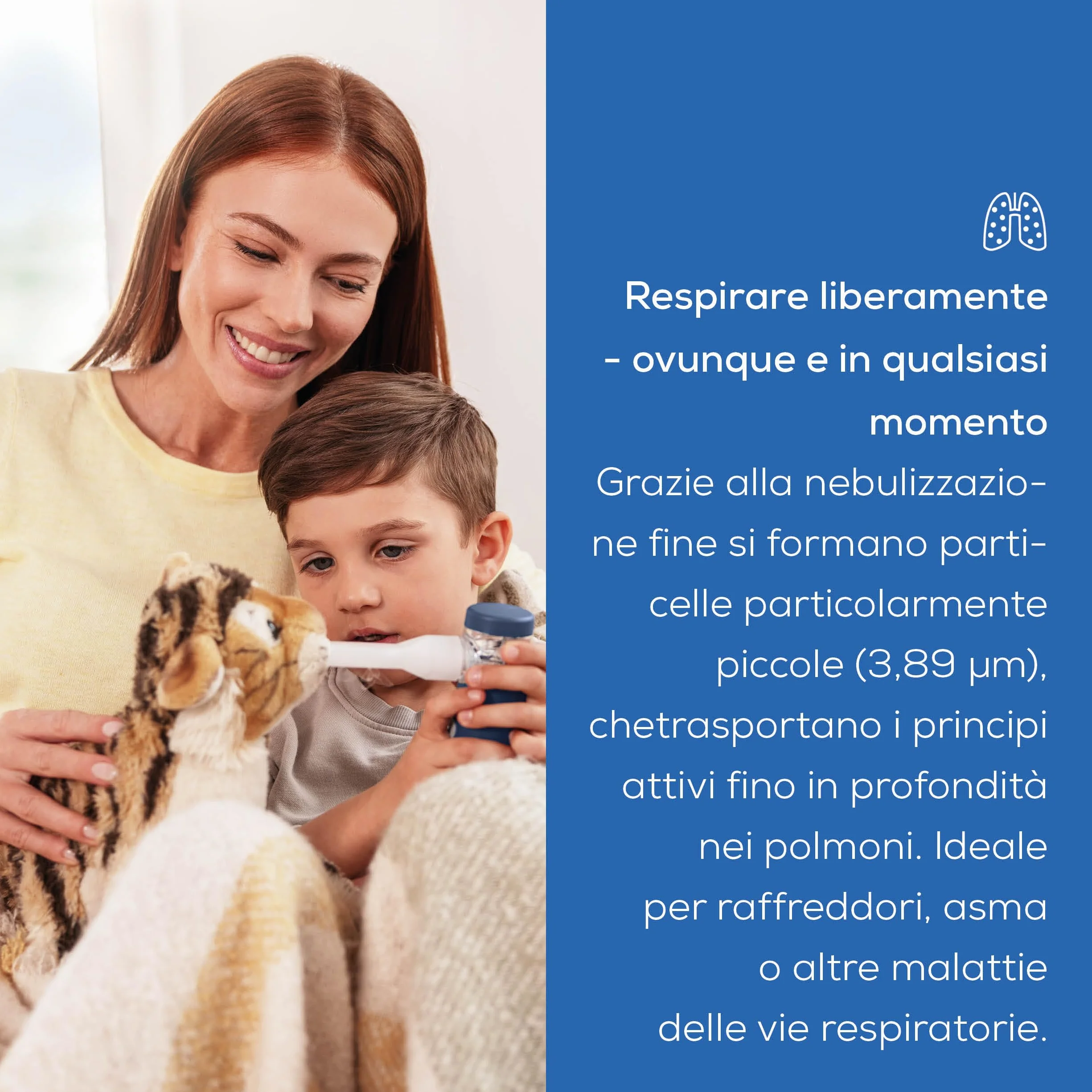 Beurer IH 49 Aerosol, inalatore portatile per bambini e adulti, ricaricabile, silenzioso
