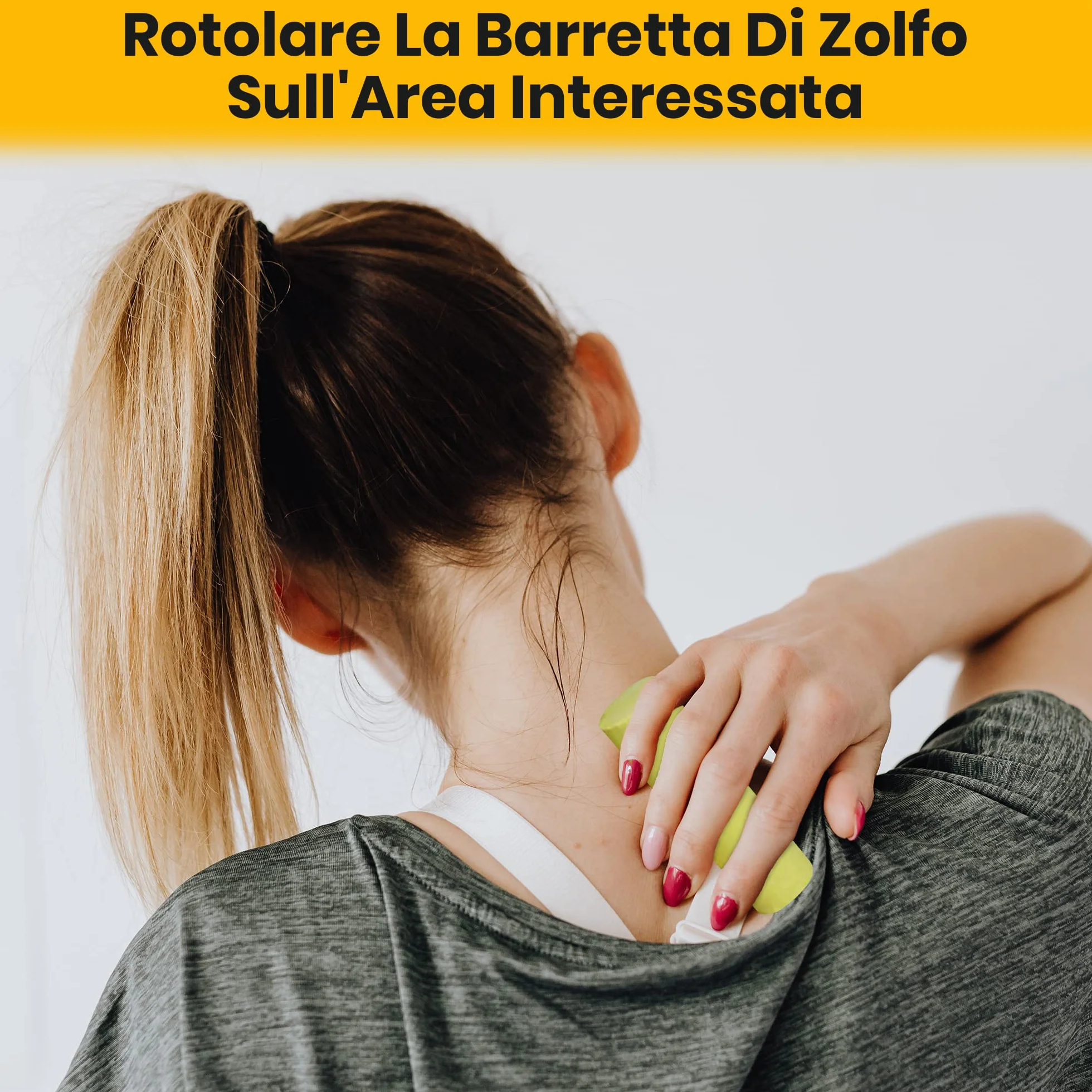 Cannelli di Zolfo Confezione 3 Pezzi Antico Rimedio Alternativo per Fastidi Muscolari, Contusioni