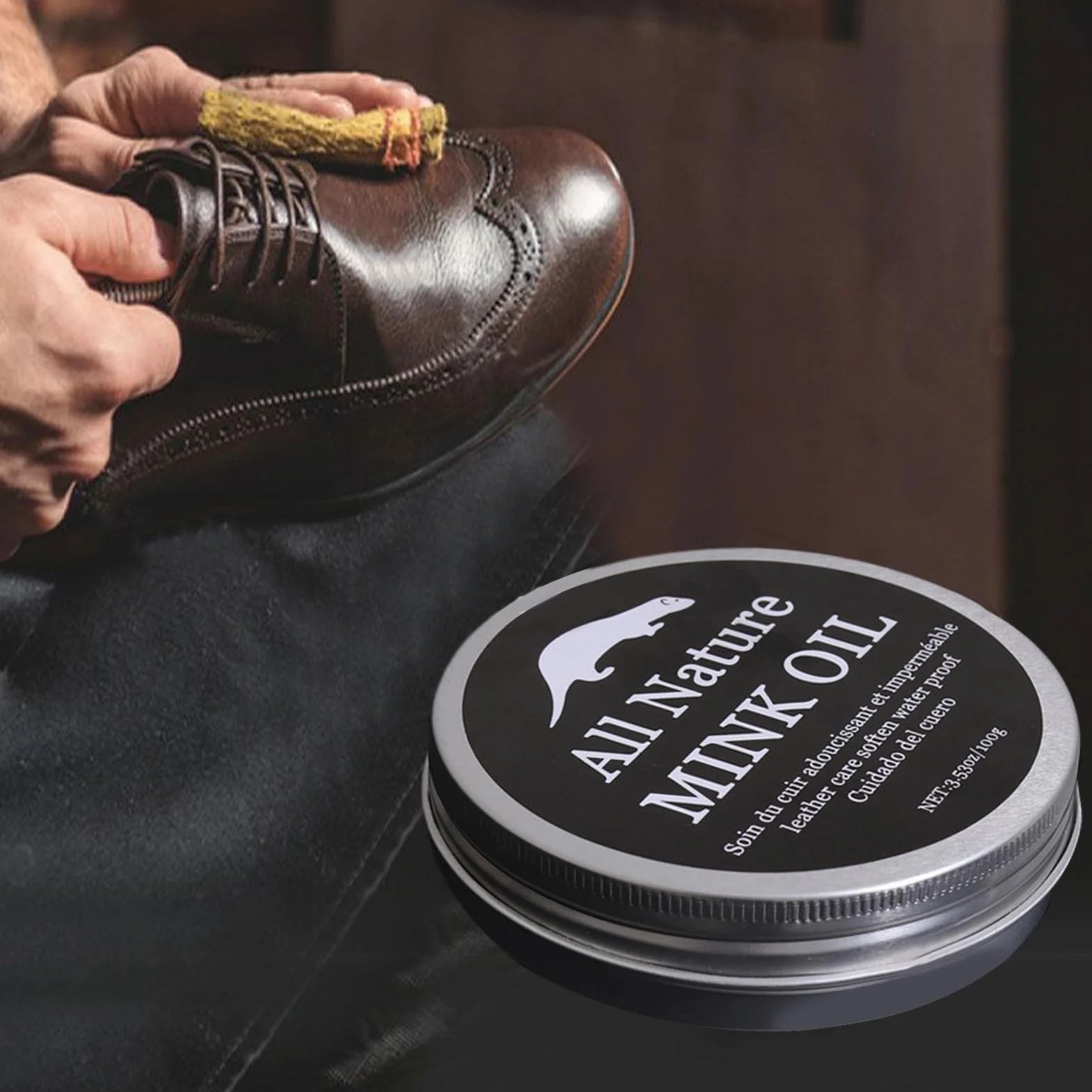 Crema Condizionante per Pelle 100g Trattamento Rigenerante Borse Stivali Sella Divani Auto
