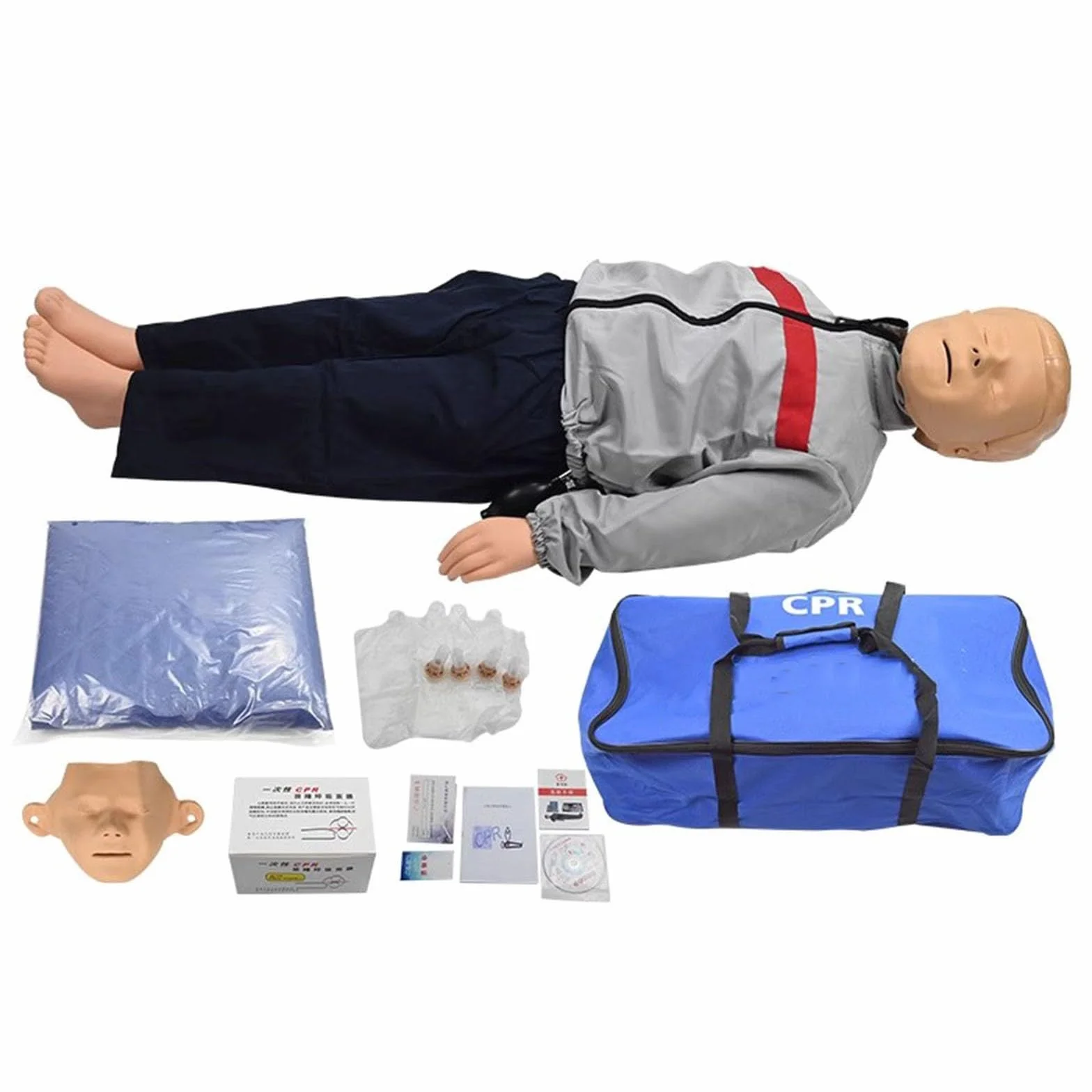 ELZEM CPR Manichino Didattico Bambino Professionale per Addestramento Primo Soccorso Modello Medico Umano
