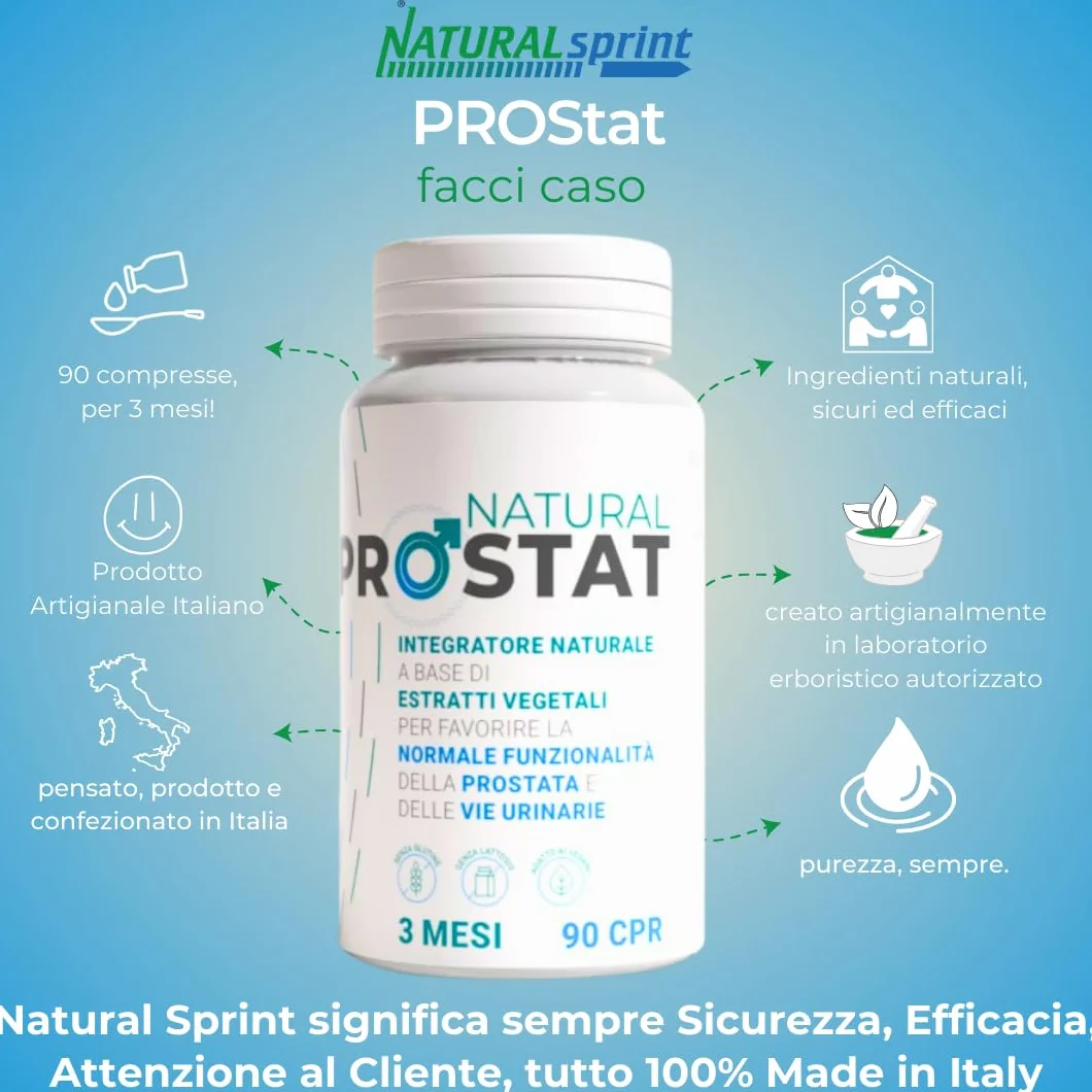 PROSTAT SERENOA REPENS 180 cpr Integratore Prostata con Serenoa e Licopene 400MG 6 Mesi