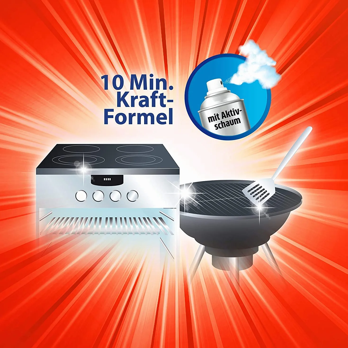 Sidol Bref Power - Detergente per Forno e griglia, 500 ml-10 min. Formula Potente (Confezione da 2)