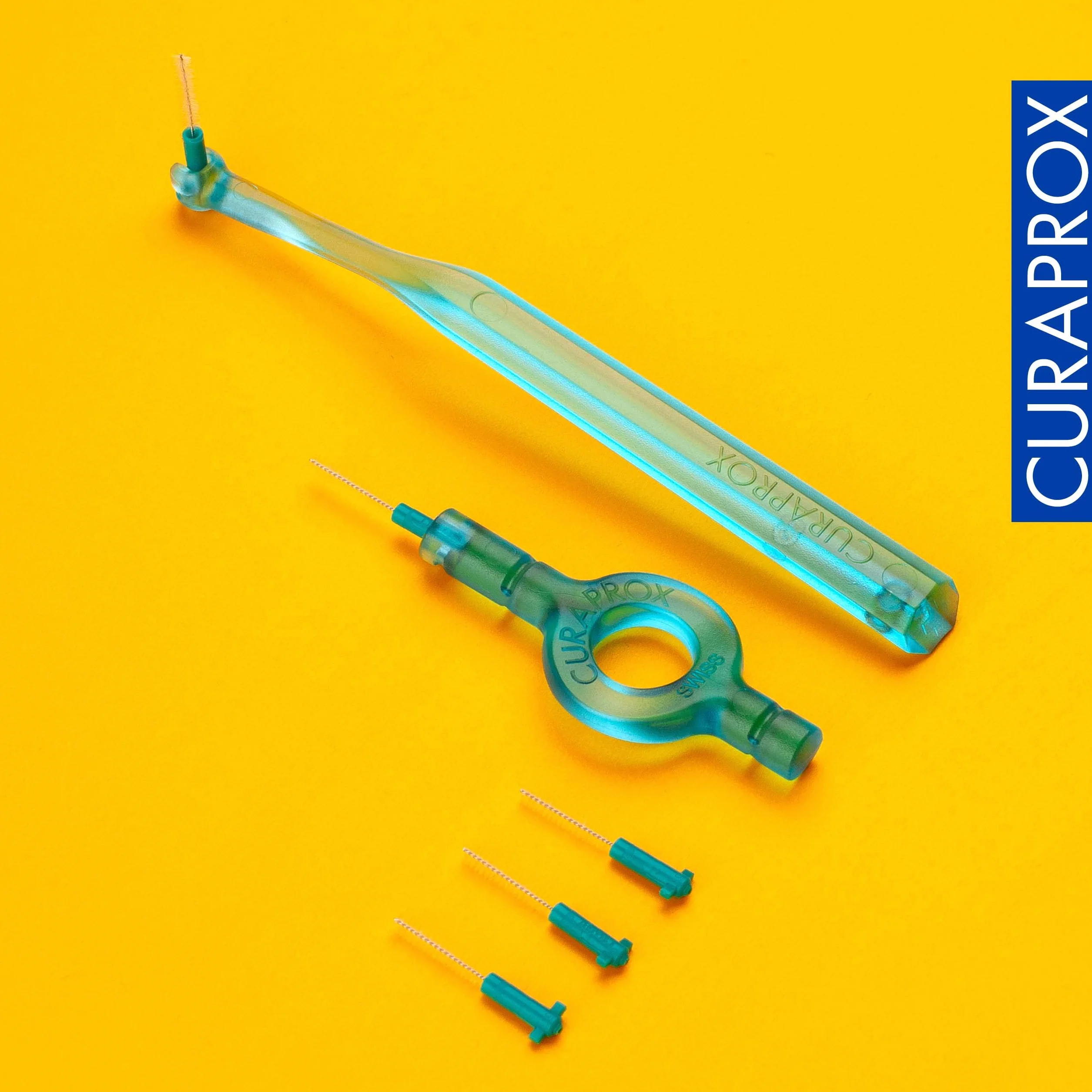 Curaprox CPS 06 Prime Interdental Brush Starter Set 5 spazzole 0.6 mm Turchese Swiss Made
