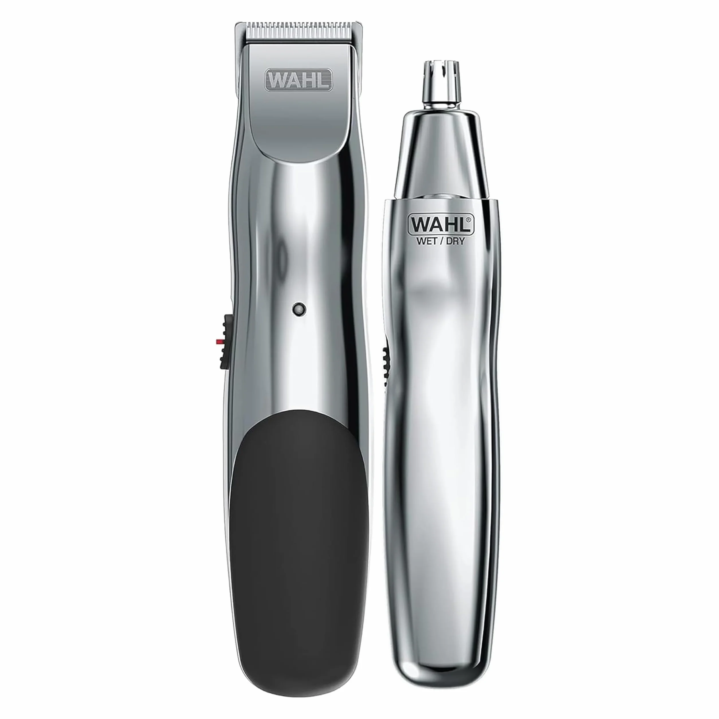 WAHL Groomsman, peli del naso, dettagli e pulizia con Trimmer Wet/Dry a batteria per peli del naso