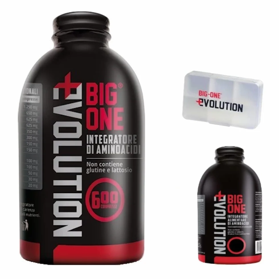 Aminoacidi Essenziali BIG PRO 600+50 Compresse Omaggio Portapillole