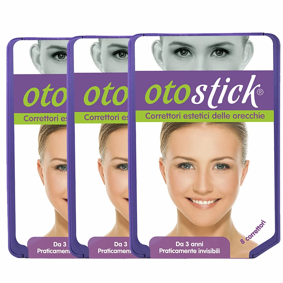 Otostick Pack 3 Correttore per Orecchie a Sventola 24 correttori