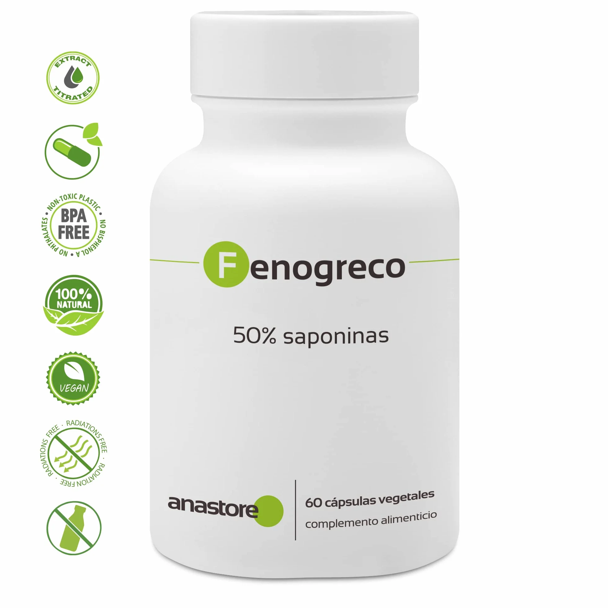 FIENO GRECO * 500 mg / 60 capsule * Titolato al 50% in saponine * Antinfiammatorio, Carenze, Peso, Rendimento Sportivo