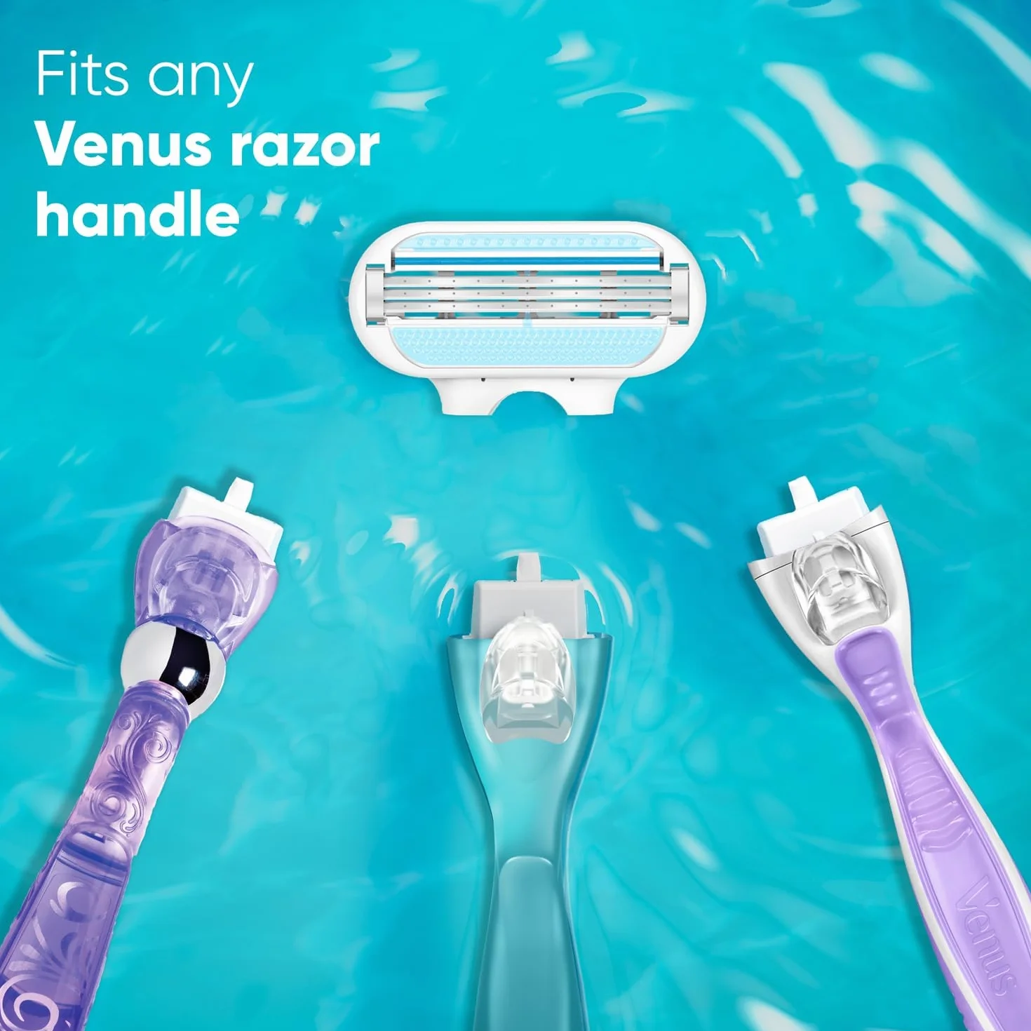 Gillette Venus Smooth - Lame per rasoio da donna, 4 ricambio