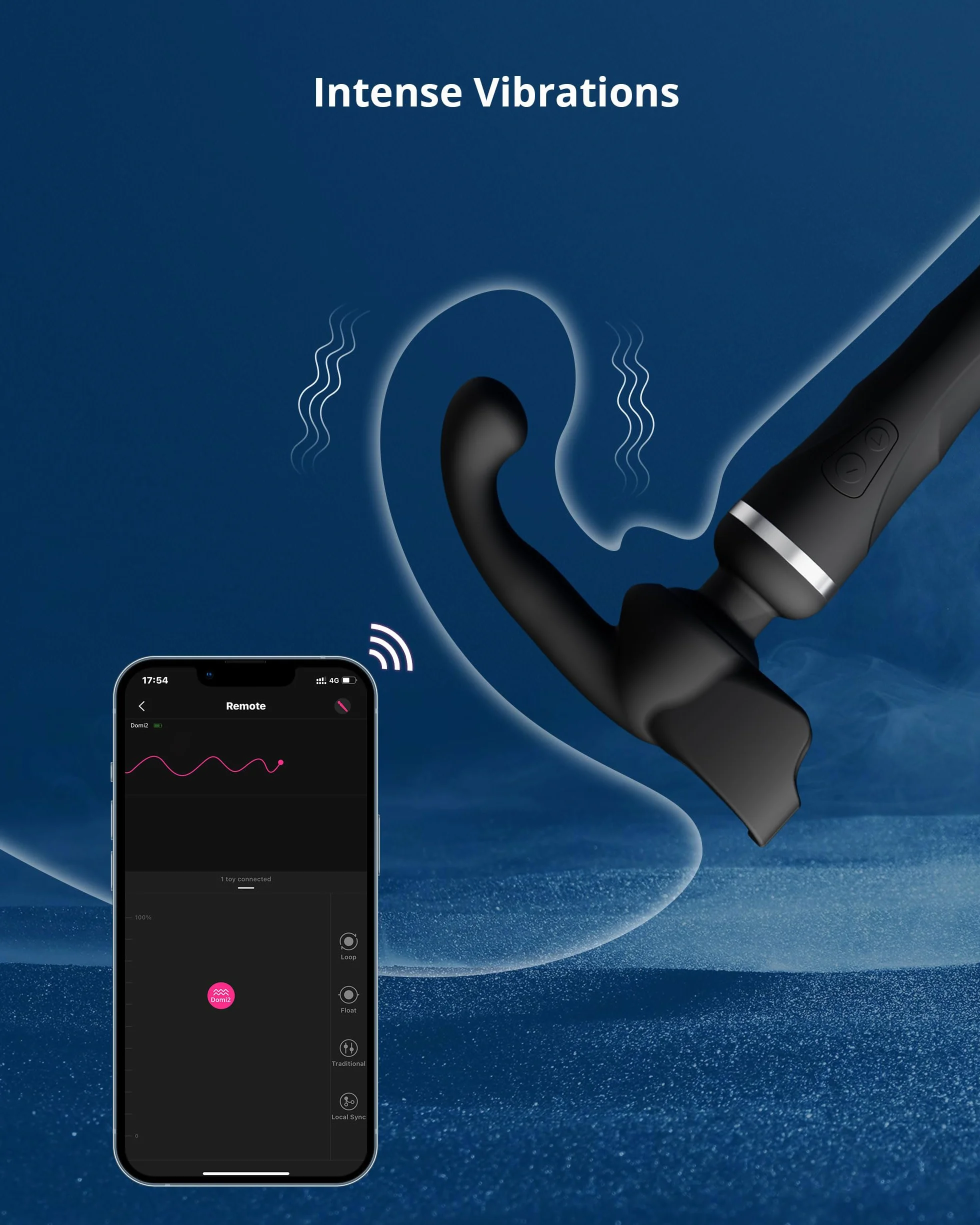 LOVENSE Domi Domi2 Accessori per Massaggiatore Wand, Prostatico Anale Vibratori, Sex Toys per Uomini
