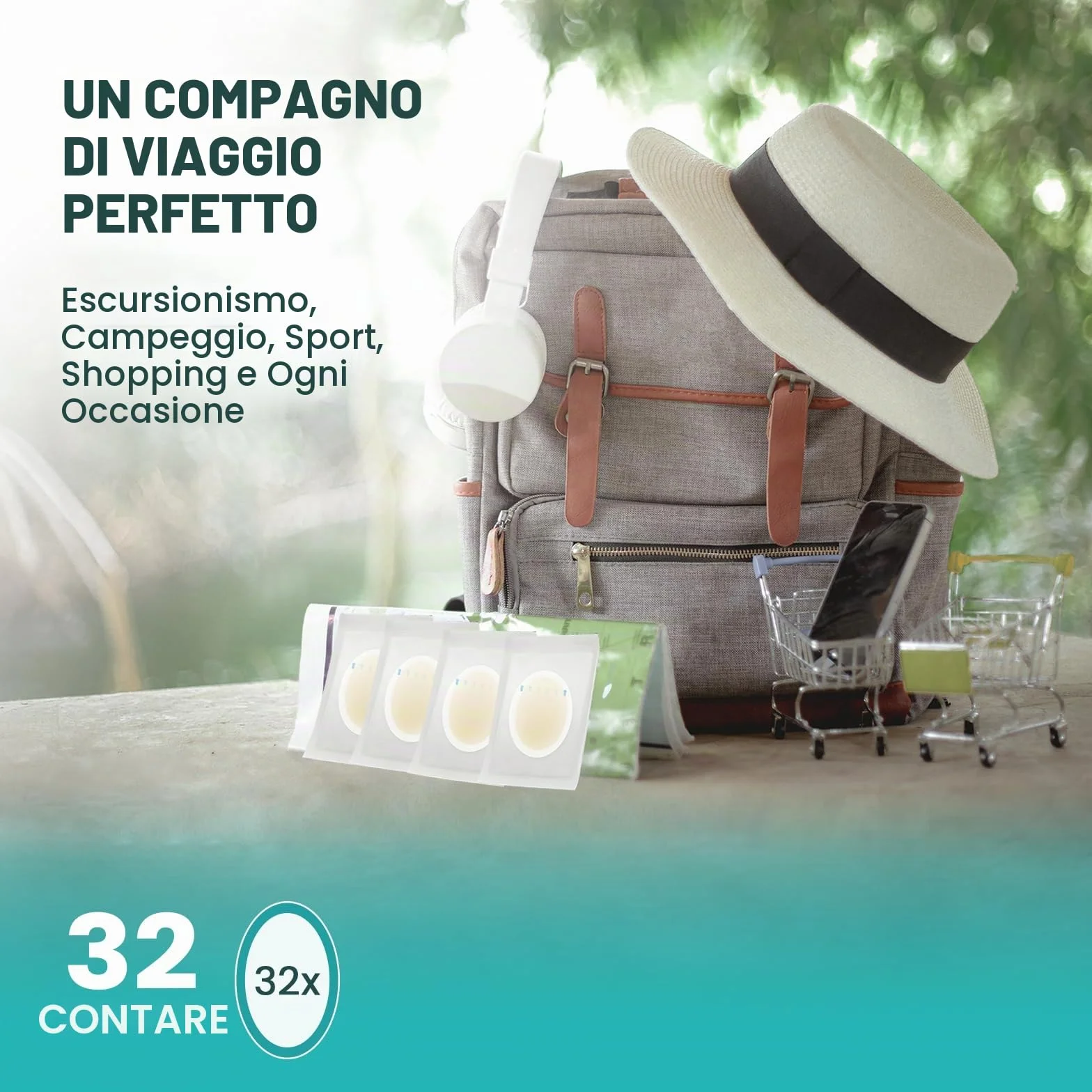 Promifun Hydrocolloid Gel Blister Bandages impermeabili 32ct per talloni piedi dita