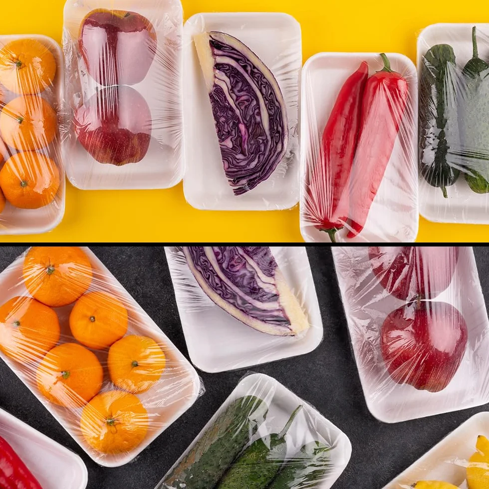 GM 3 ROTOLI Pellicola Trasparente per Alimenti 29,5cm x 300mt con Seghetto. Avvolgi, Cucina e Conserva con Cura gli Alimenti. Pellicola Trasparente di Qualità