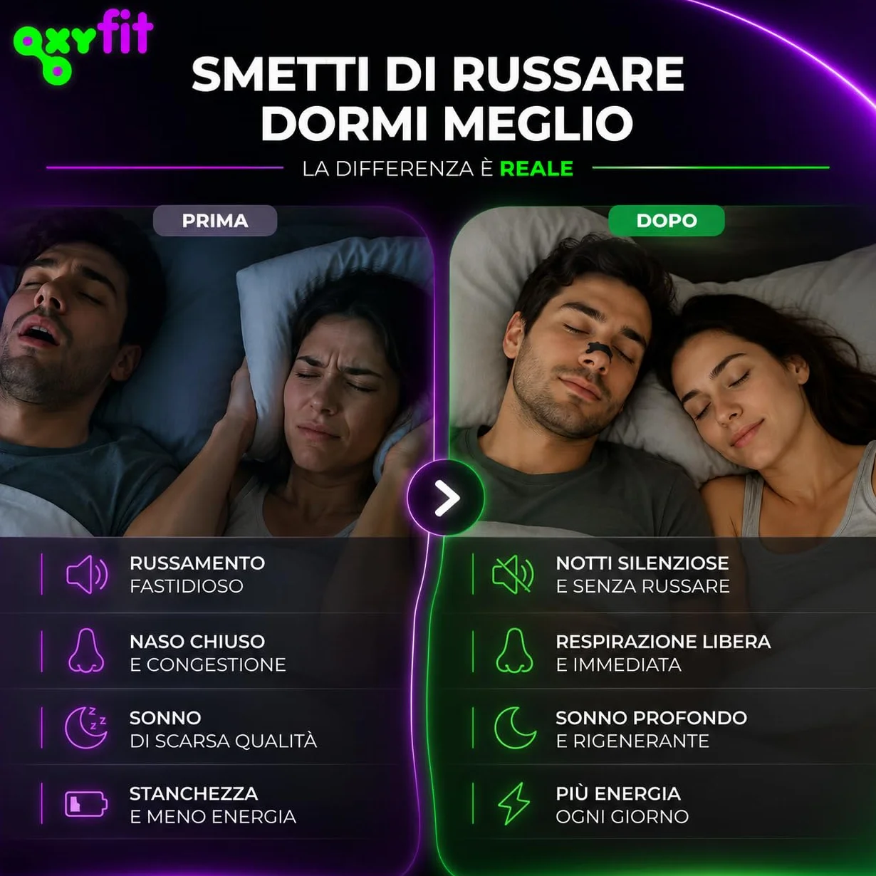 Cerotti Nasali Antirussamento 30 Pezzi Dilatatore Nasale Nero