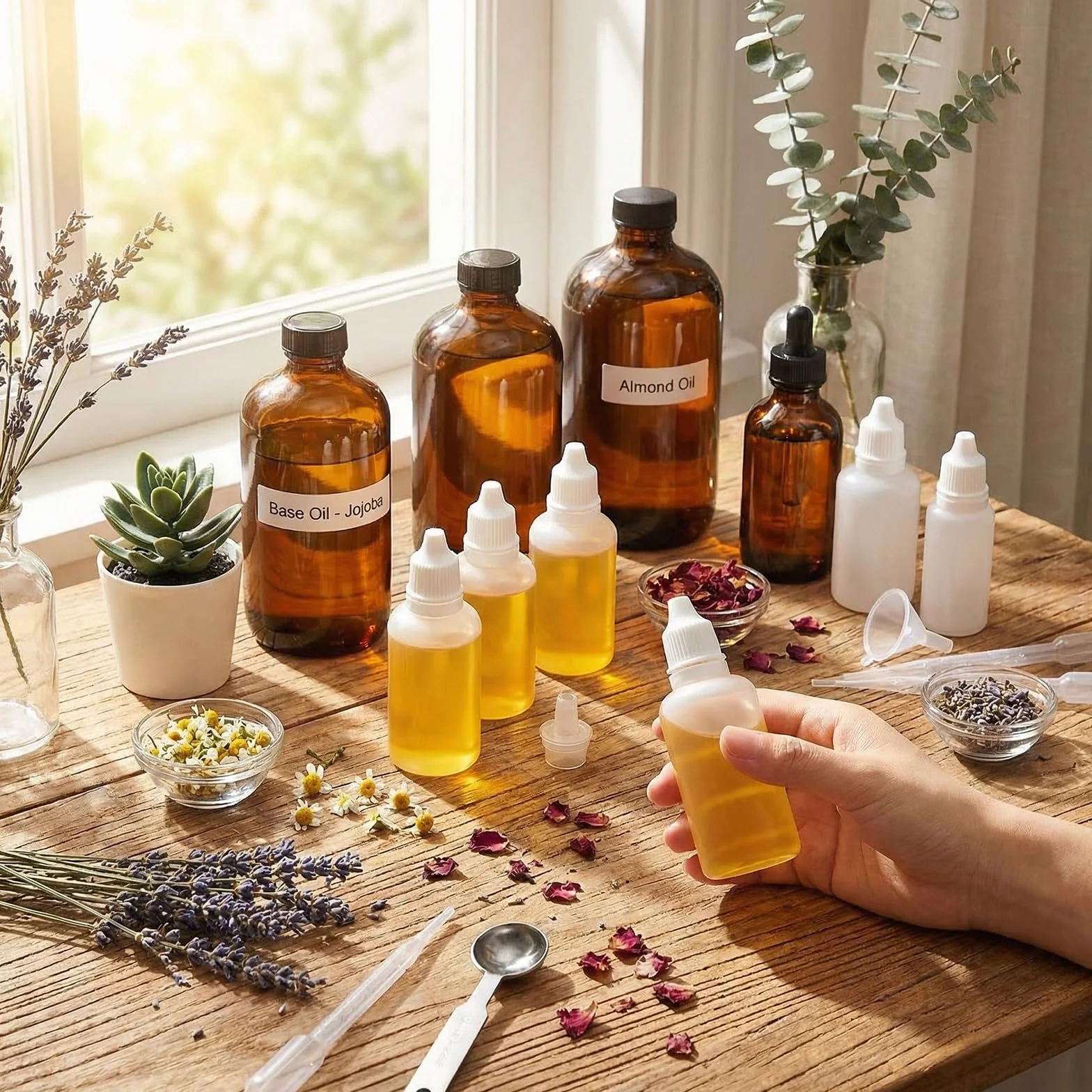 24 Pz 50ml Vuoto di plastica collirio Bottiglia/flacone contagocce/Bottiglie di scarico - con anello di tenuta - Contenitore di flaconi per cosmetici - Ottimo per confezione da viaggio