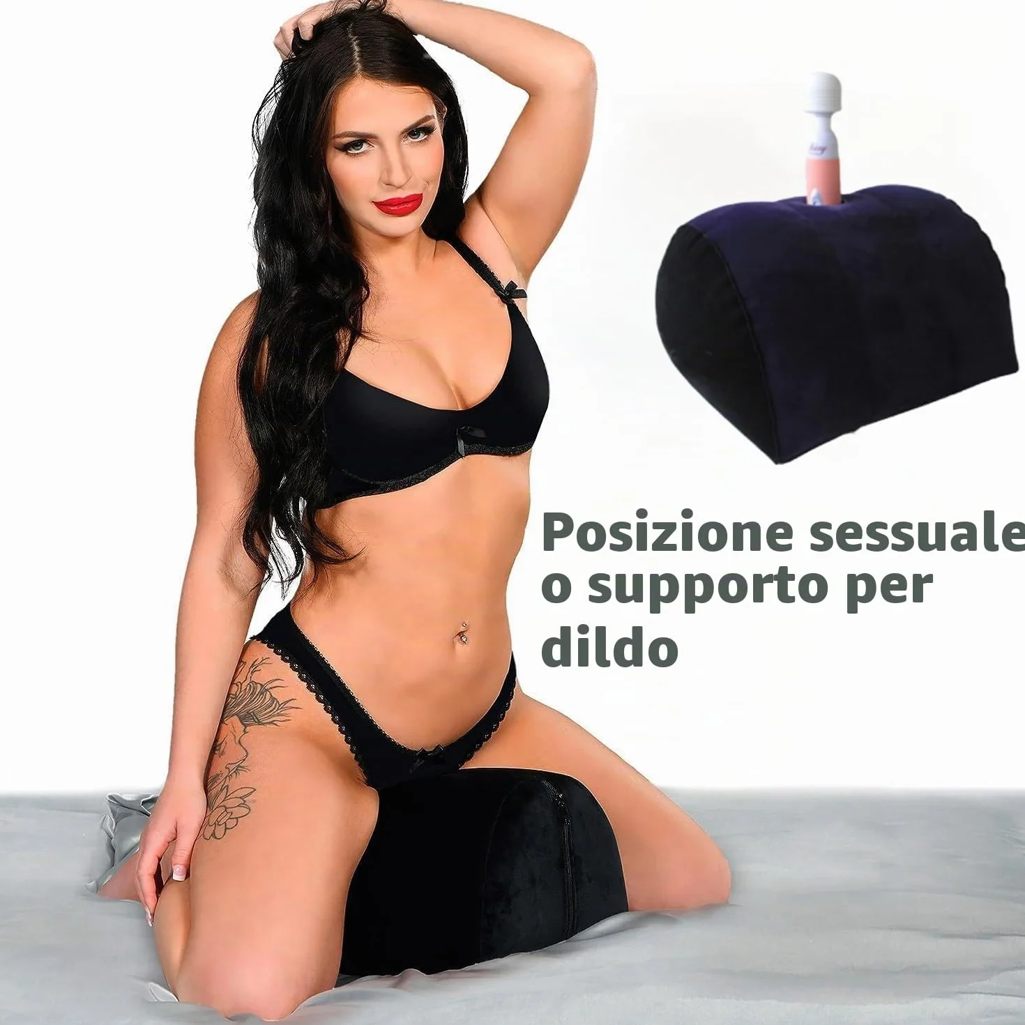 Cuscino Posizione Sessuale Gonfiabile Multifunzionale per Adulti Giocattoli Sessuali Donne Punto G