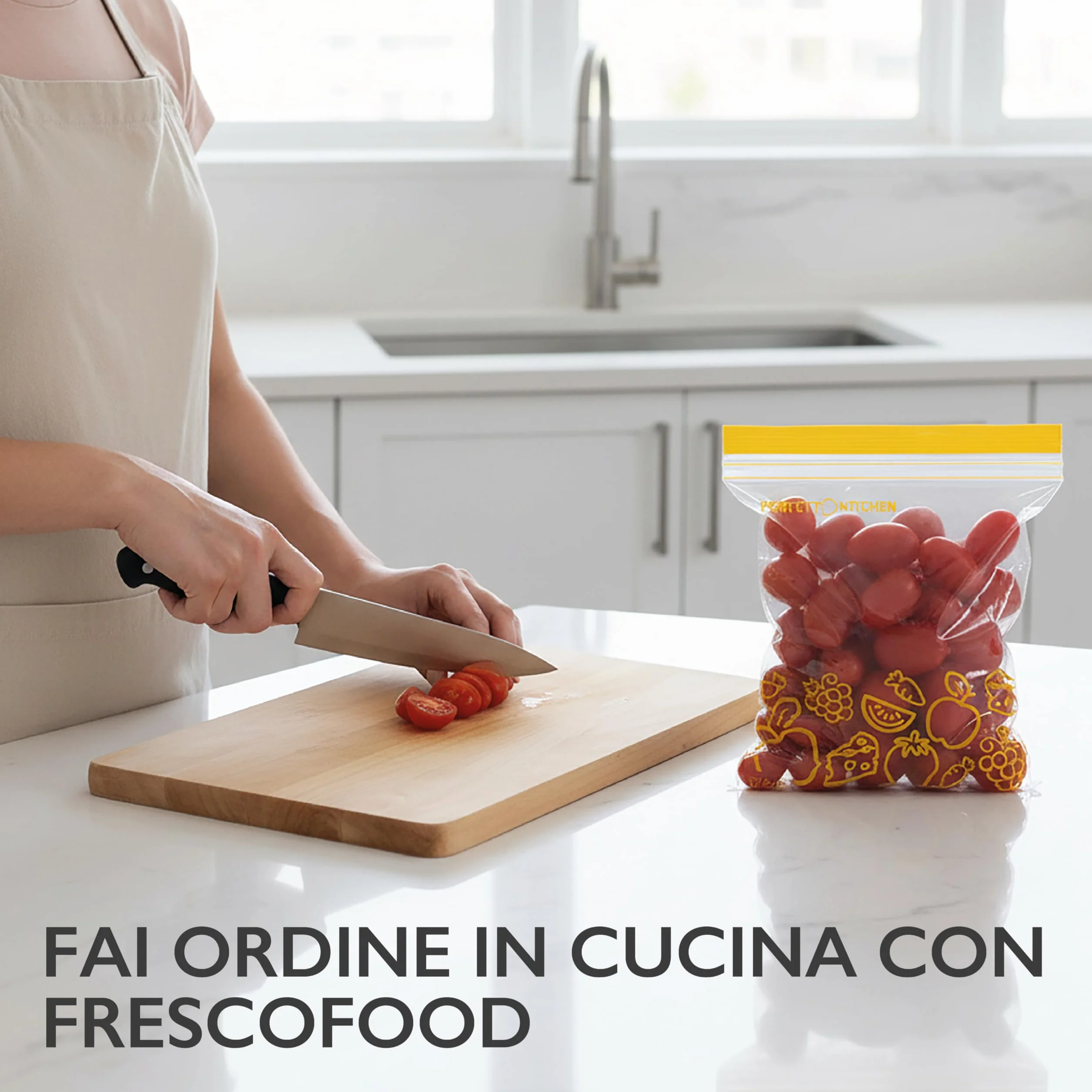 BUSTA FRIGO/CONGELATORE coll. Frescofood - conf. 20 pezzi - cm. 21xh.21,5 - S