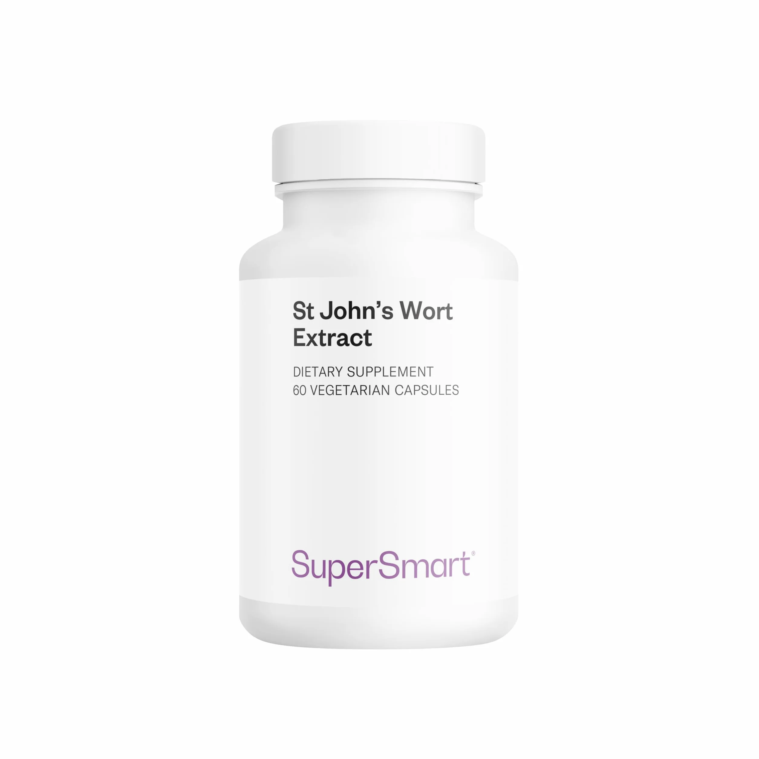 St John's Wort Extract - Estratto di iperico - Concentrato di ipericina (0,3%) - Aiuta a migliorare l'umore - Aiuta a ridurre i problemi del sonno - Vegano - Senza glutine - SuperSmart