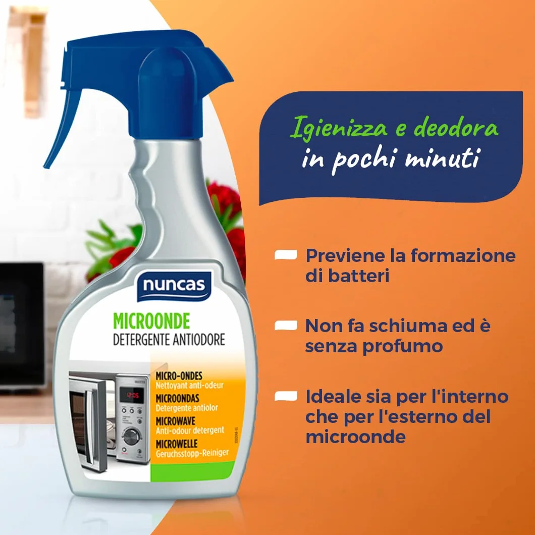 Nuncas Microonde Detergente Antiodore Forno 300ml